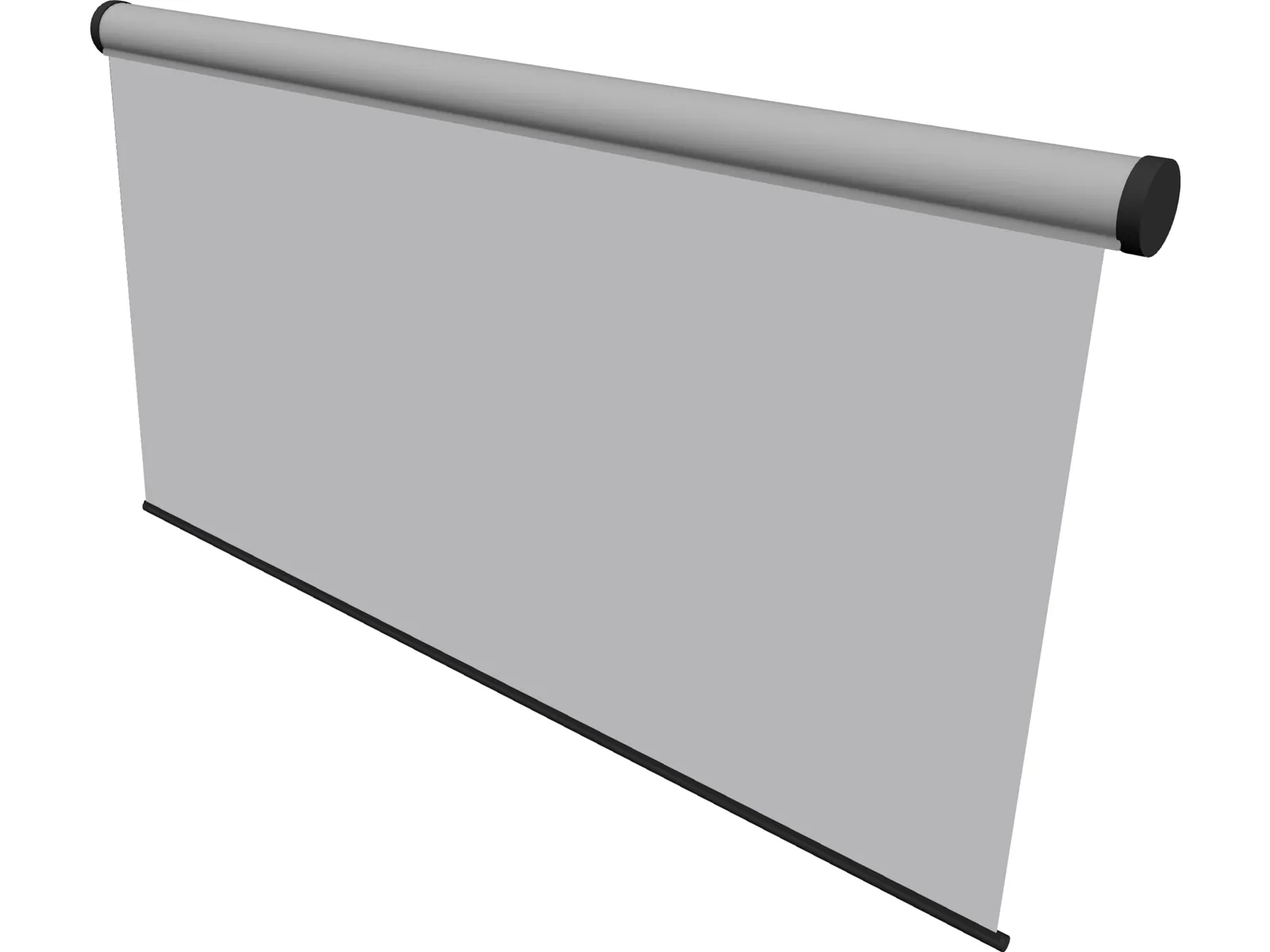 Projector Screen 3D Model main preview