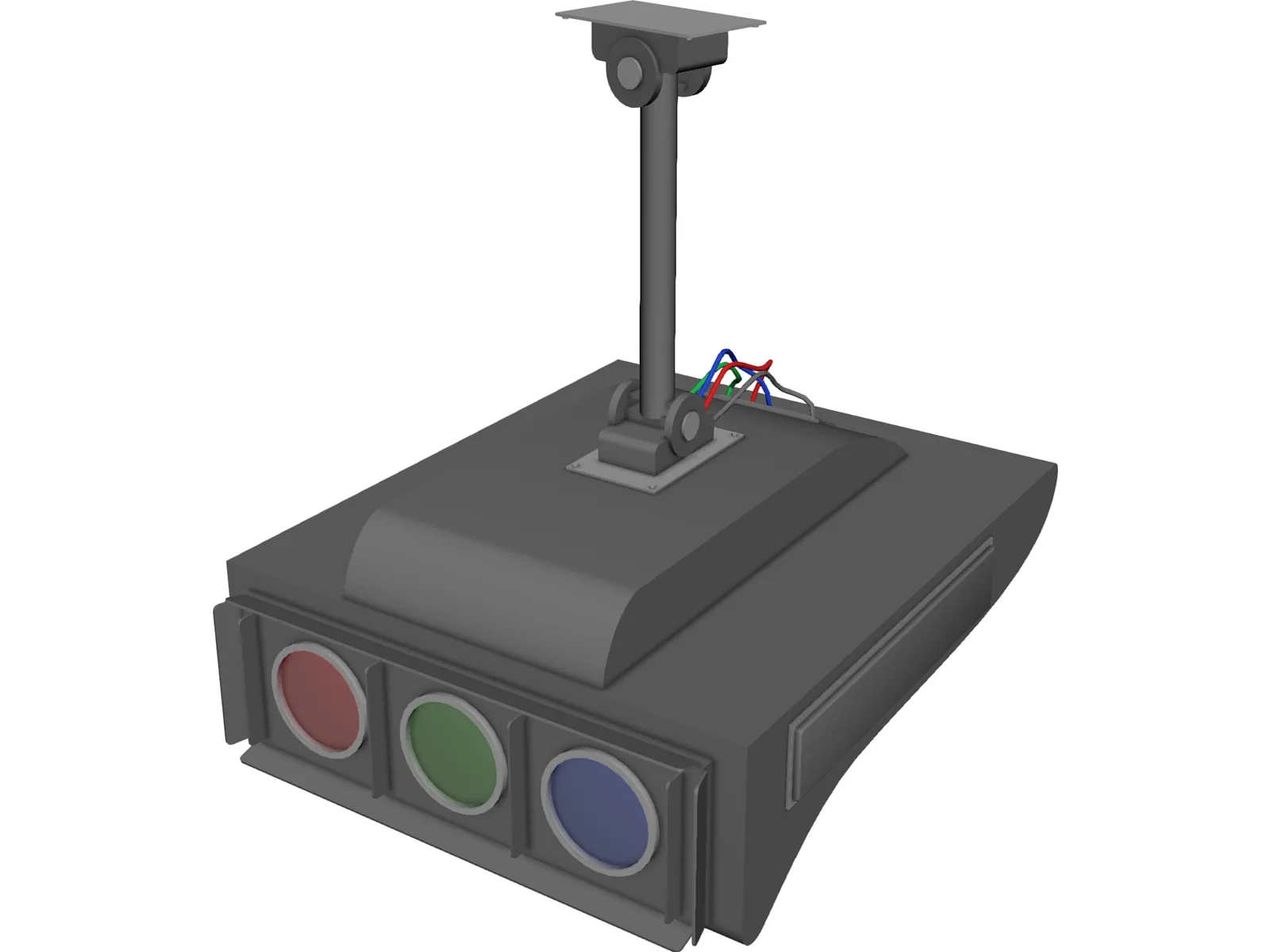 Projector 3D Model main preview