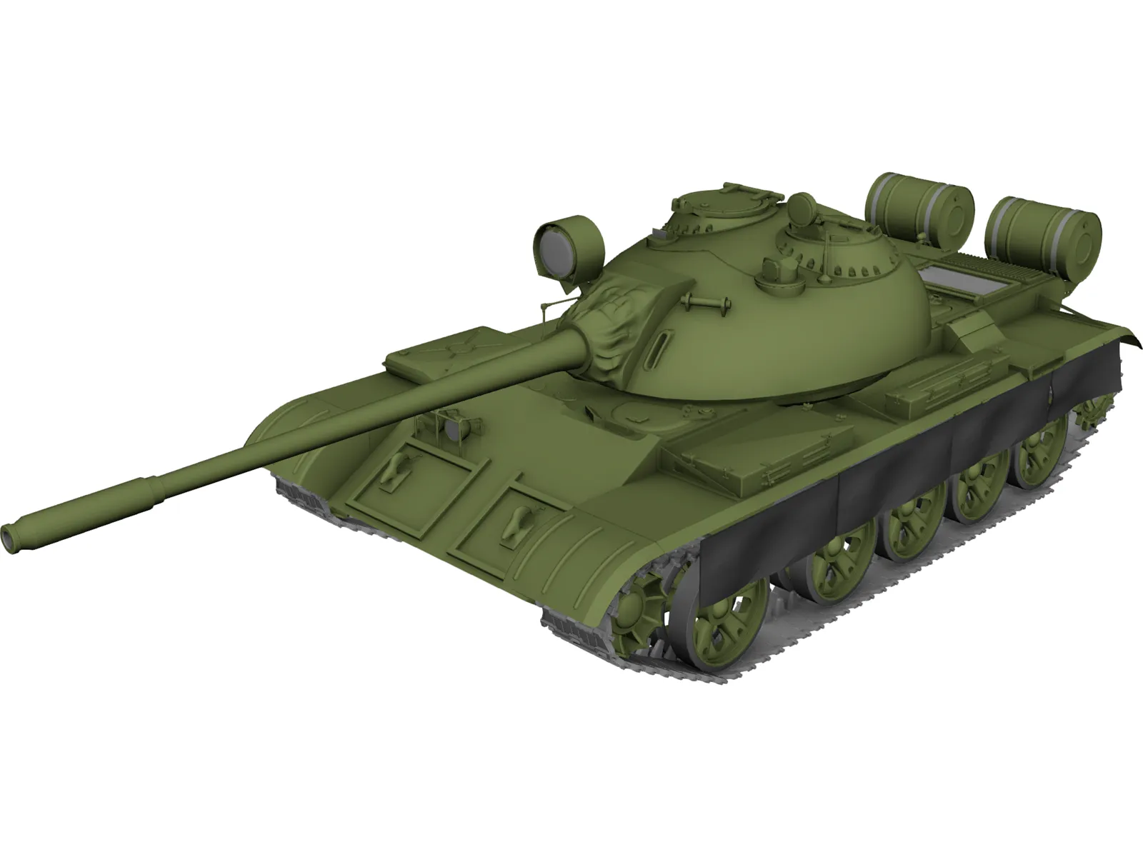 T-55 3D Model main preview