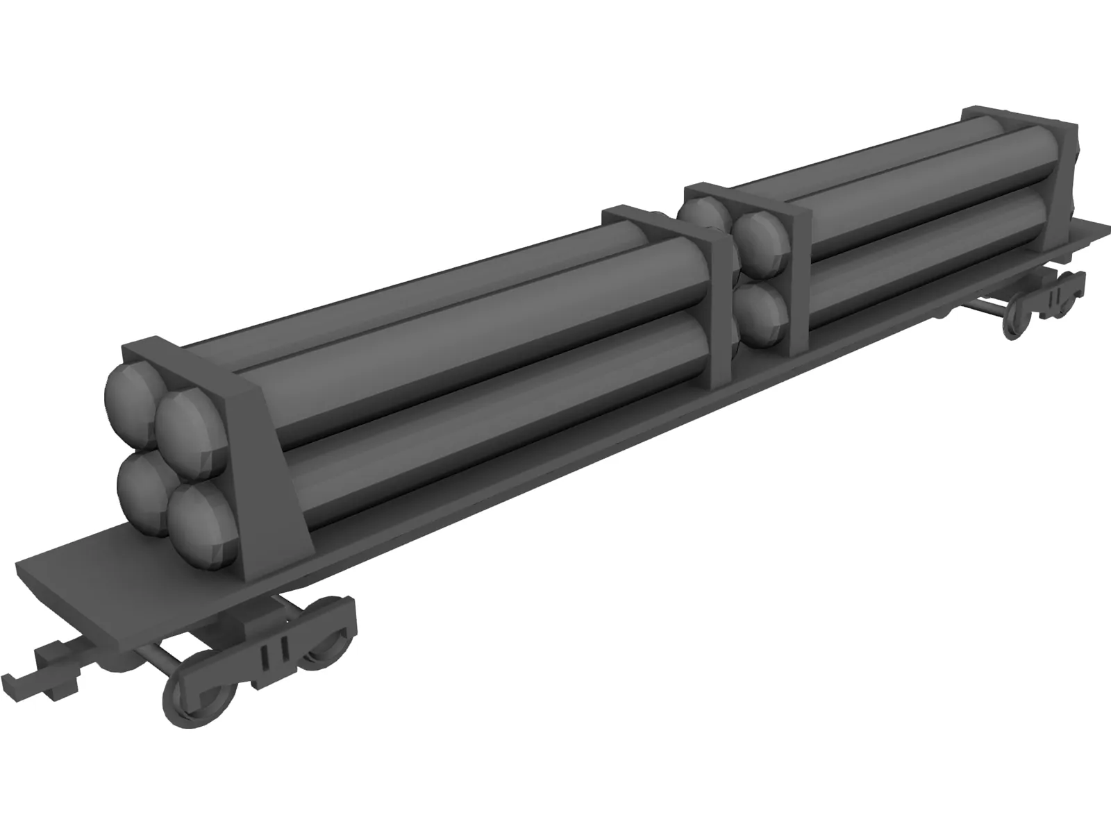Pipe Carrier 3D Model main preview