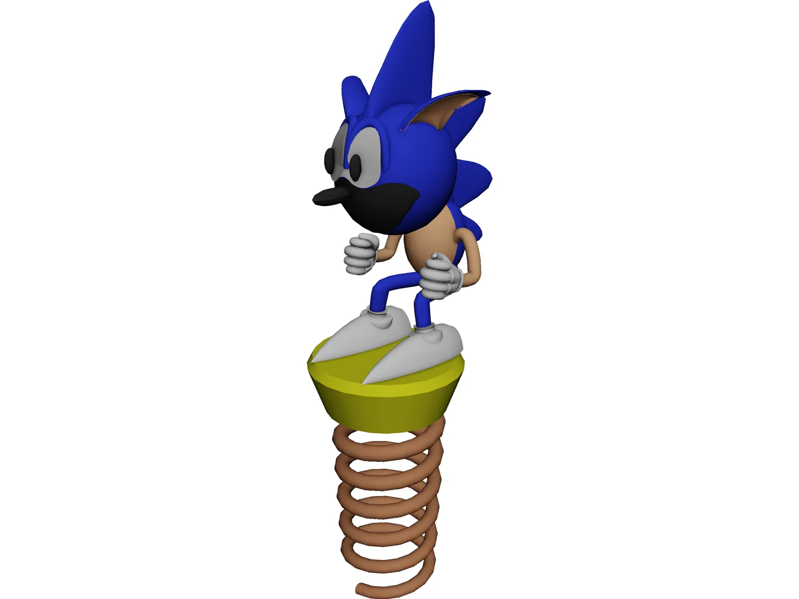 Sonic The Hedgehog 3D Model main preview