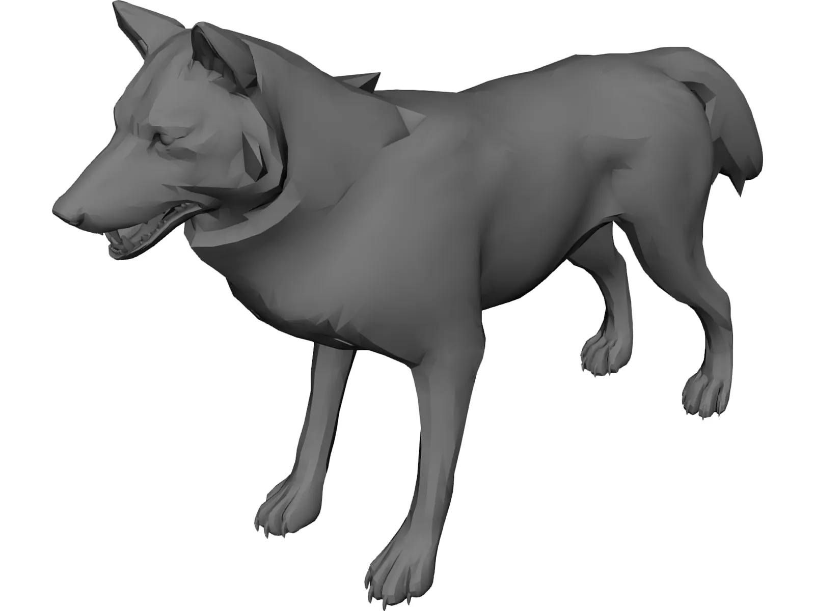 Wolf 3D Model main preview