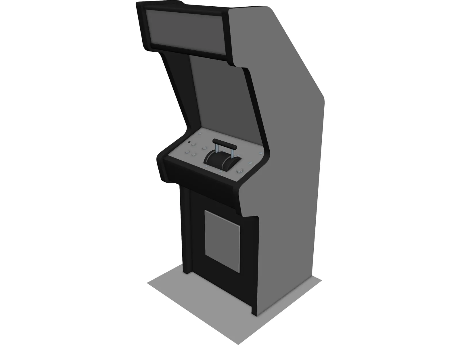 Atari Lunar Lander Arcade Game 3D Model main preview