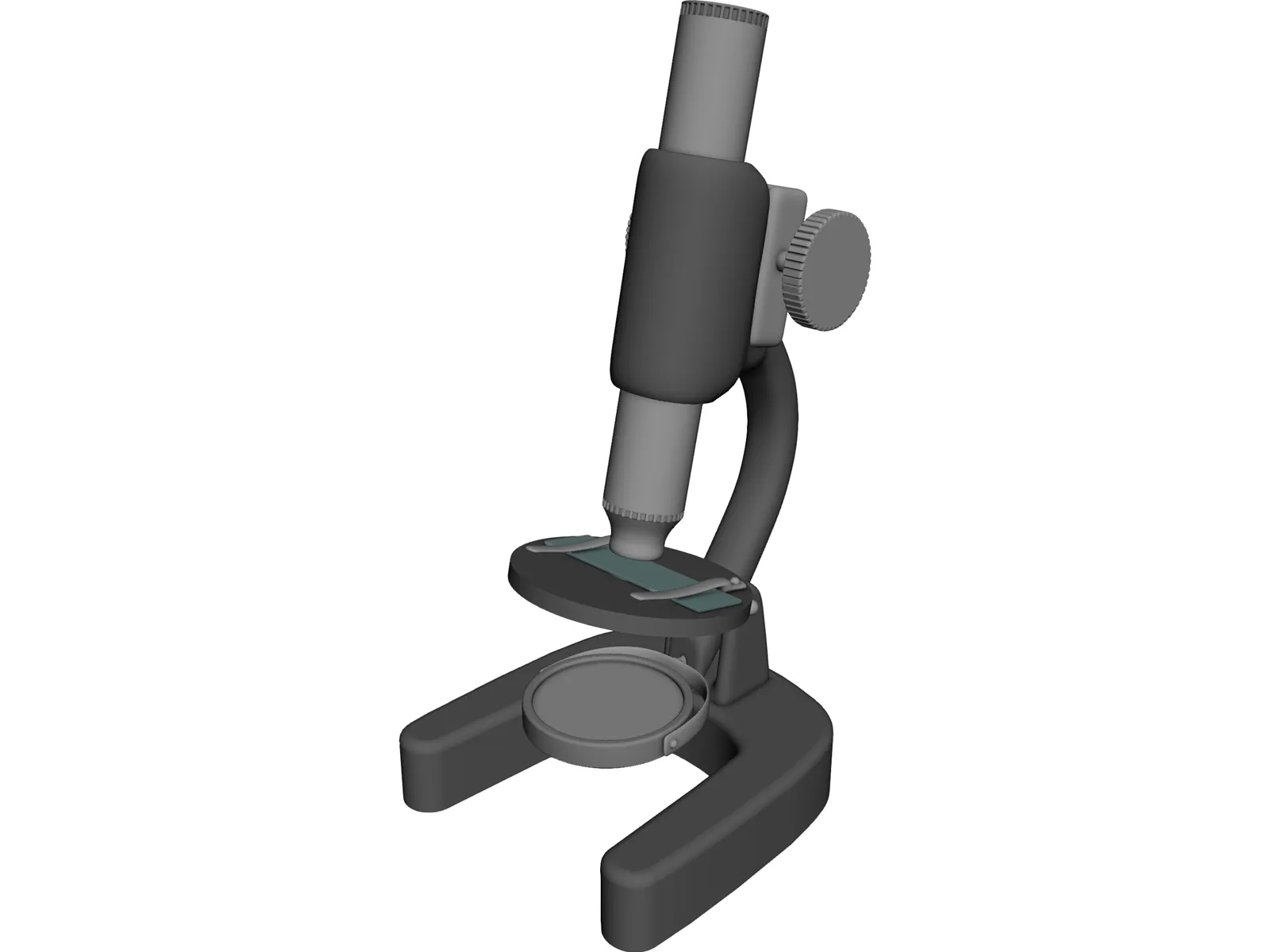 Microscope 3D Model main preview