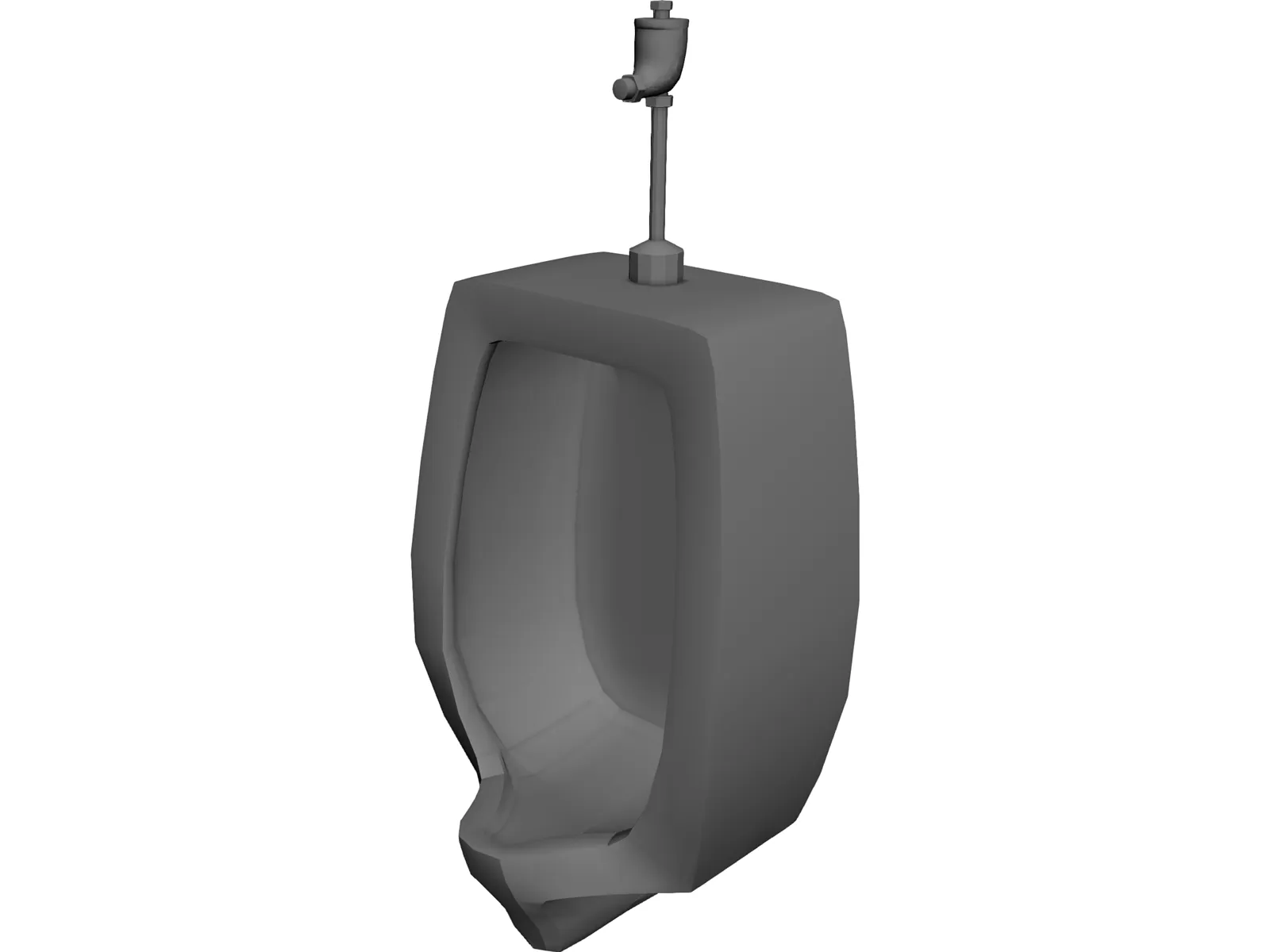 Urinal 3D Model main preview