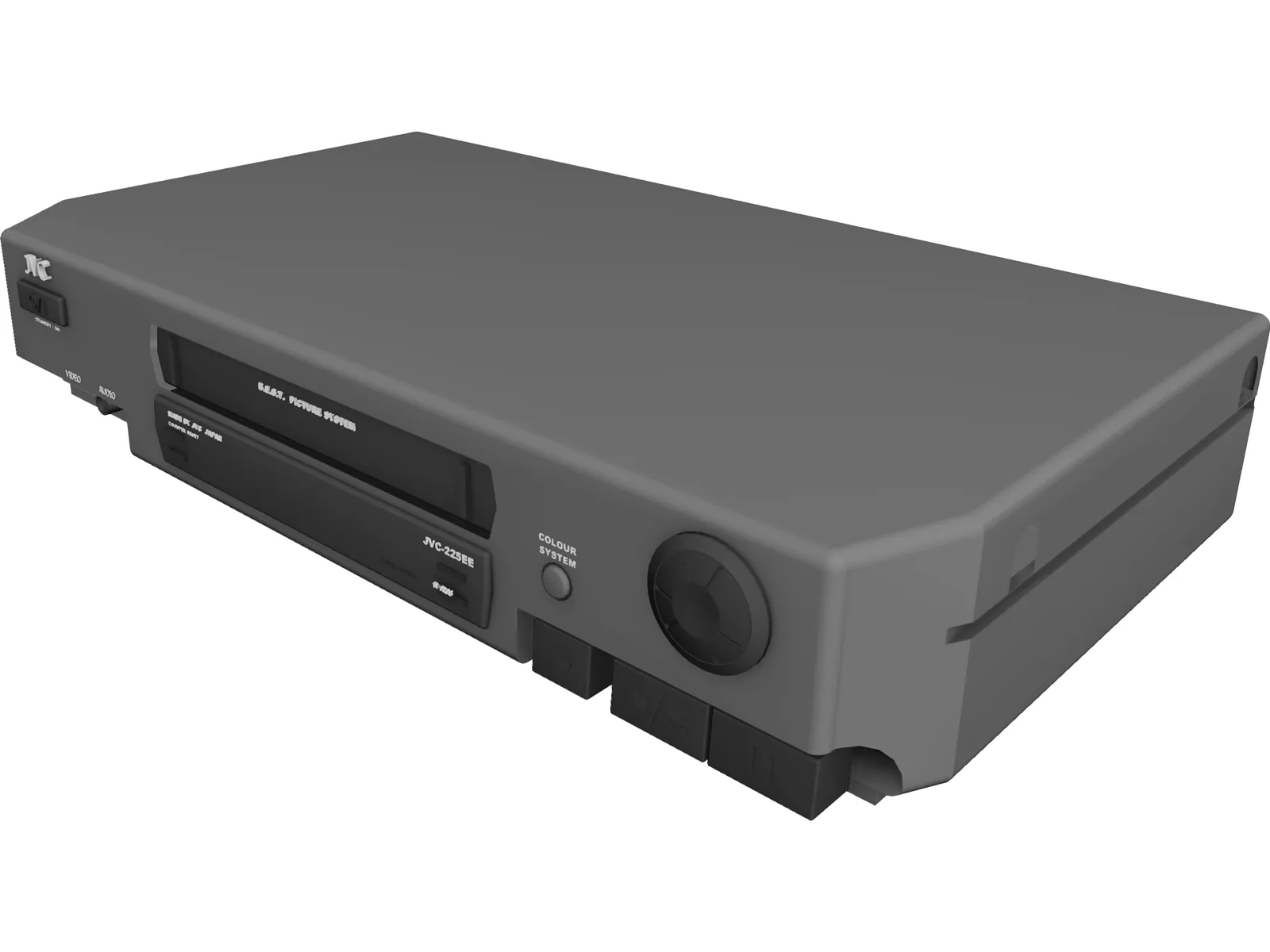 JVC VCR 3D Model main preview