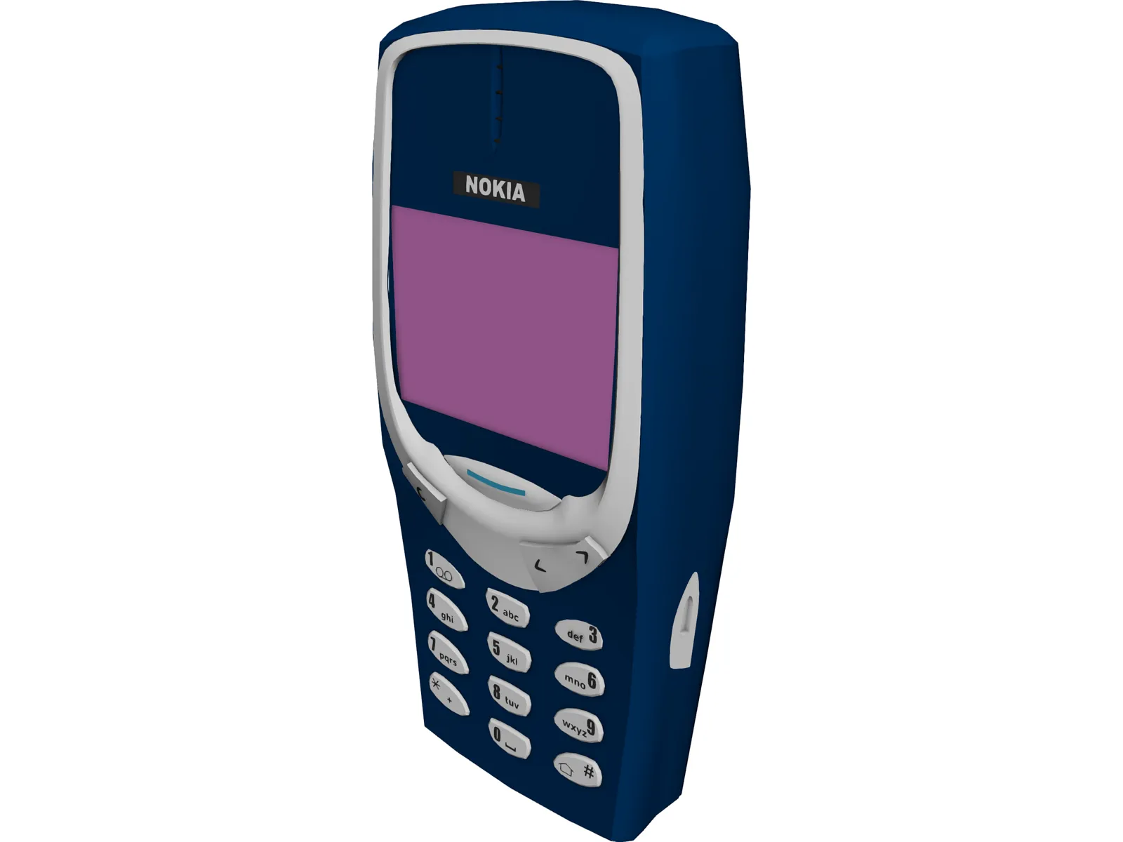 Nokia 3310 Mobile Phone 3D Model main preview