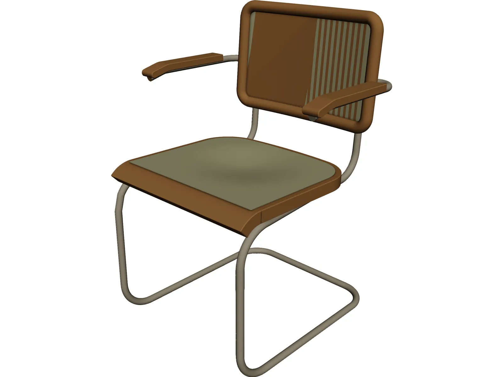 Chair Breuer 3D Model main preview