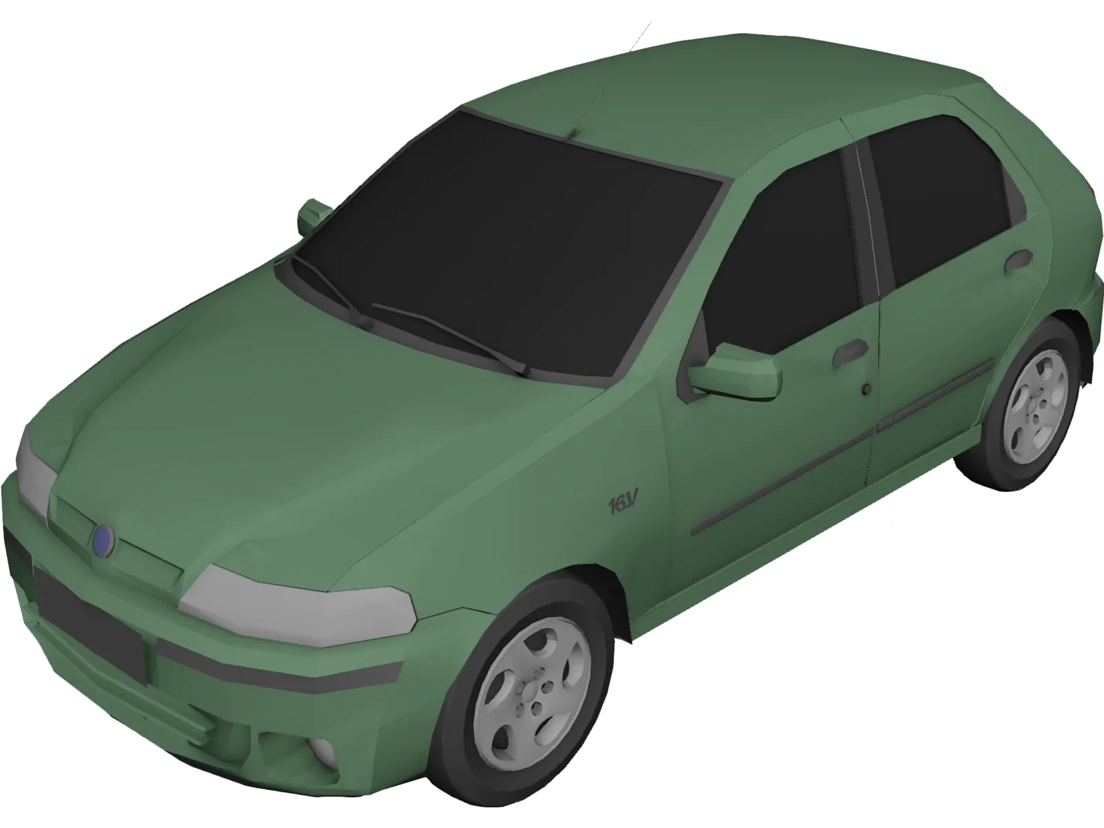 Fiat Palio 3D Model main preview