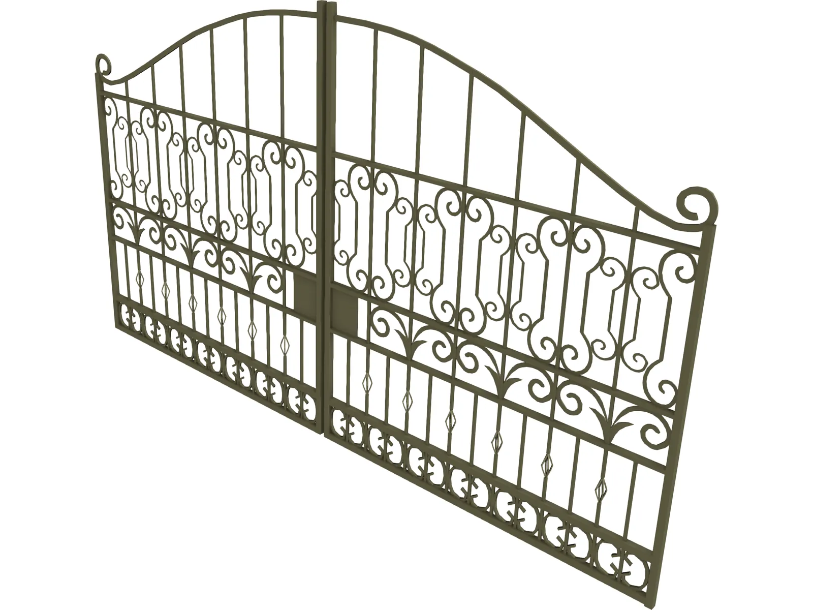 Iron Gate 3D Model main preview