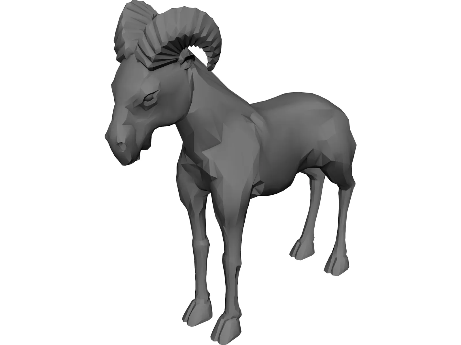 Ram 3D Model main preview