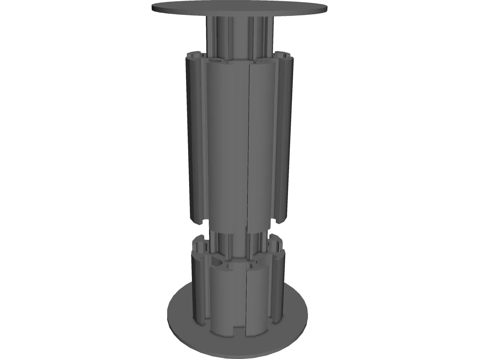 Octanorm M100 Connector 3D Model main preview