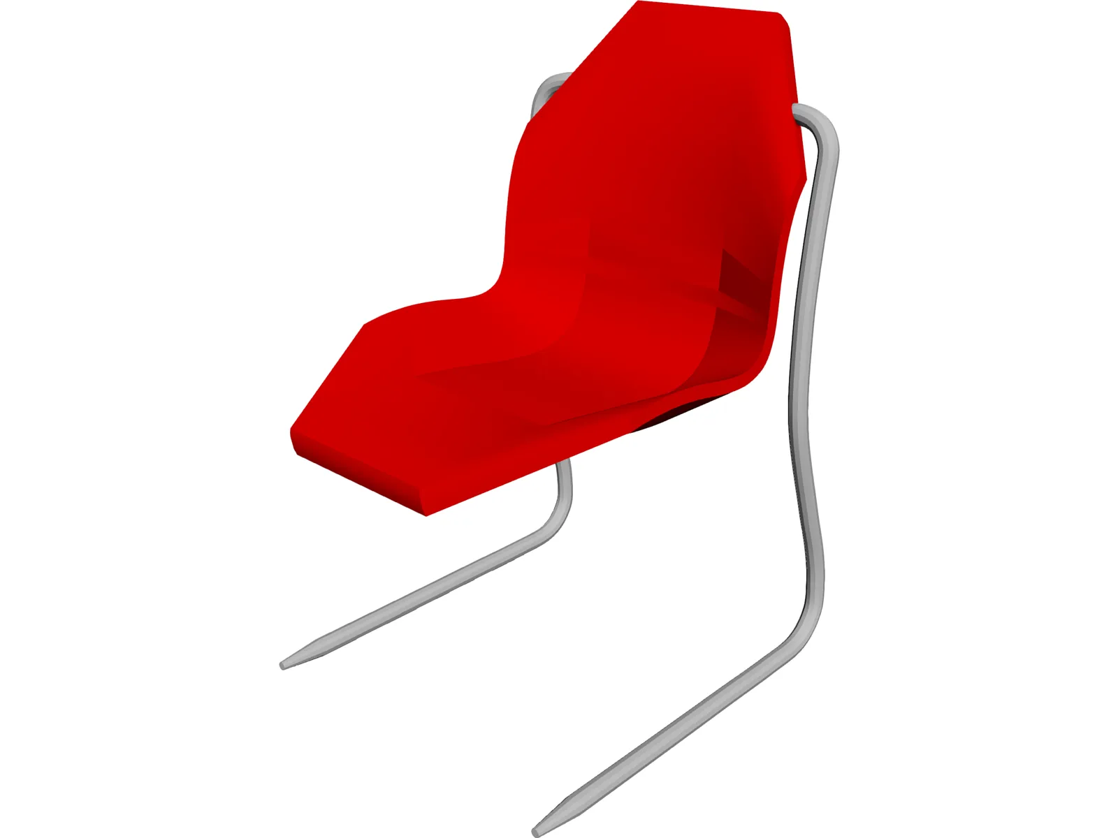 Chair Modern 3D Model main preview