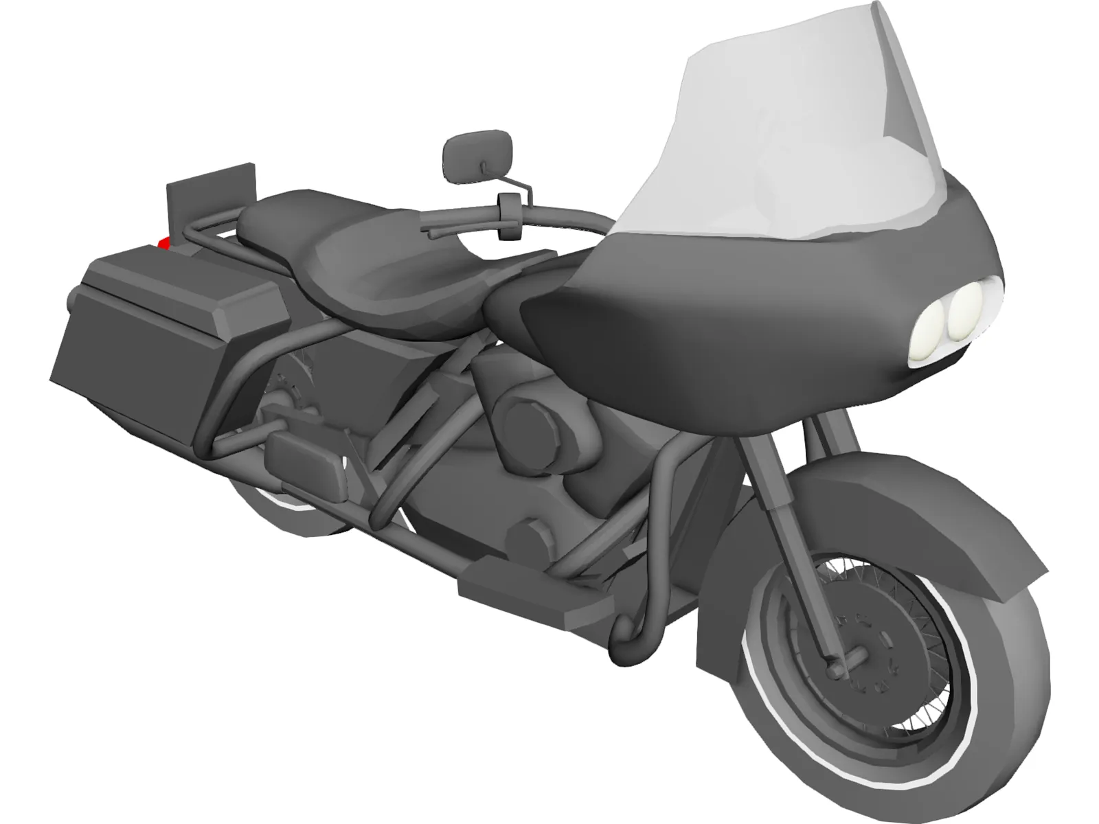 Harley-Davidson 3D Model main preview