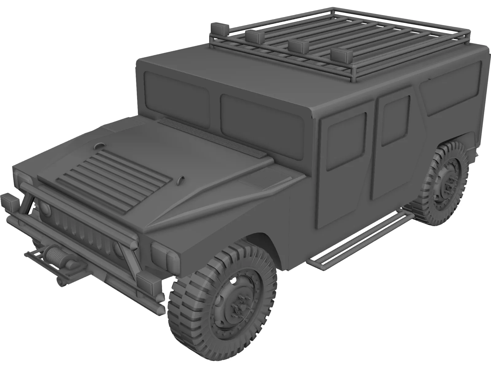 Hummer 3D Model main preview