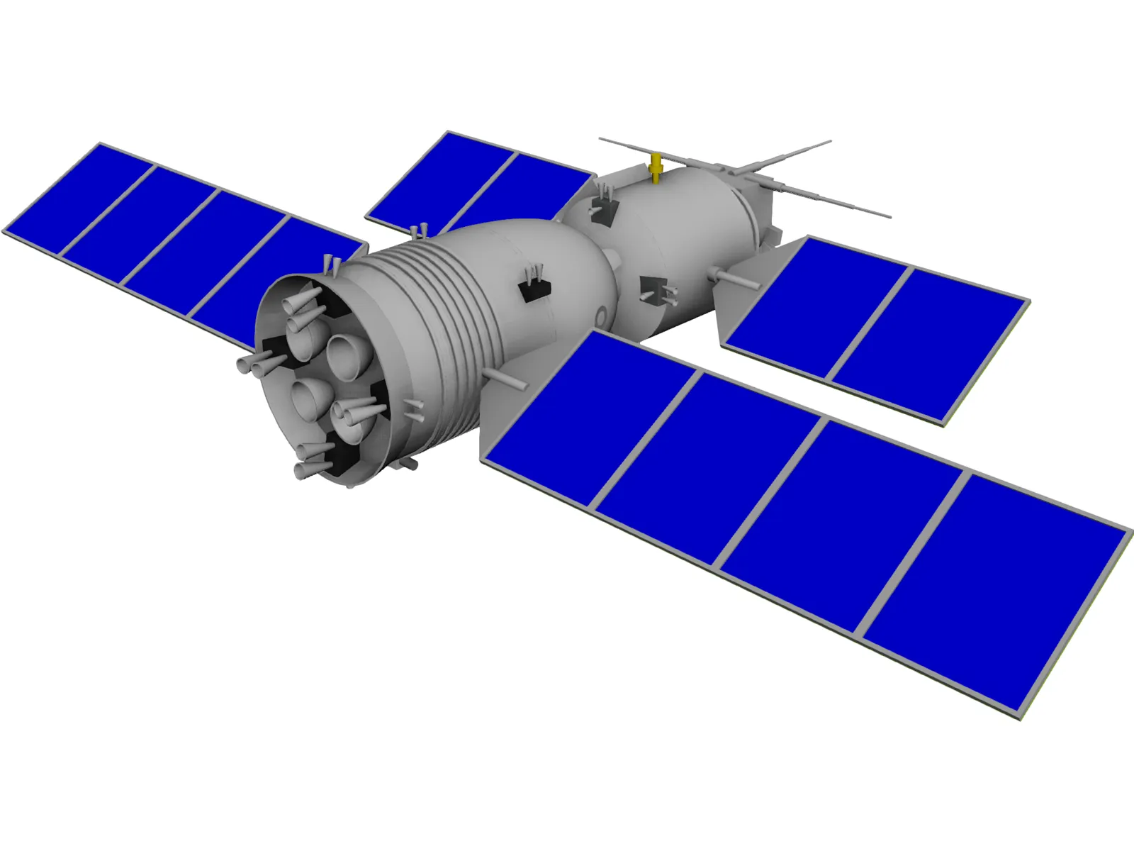 Shenzhou Chinese Spacecraft 3D Model main preview