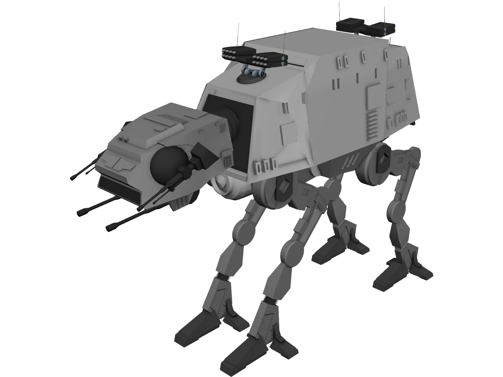 Star Wars Advanced ATAT 3D Model main preview
