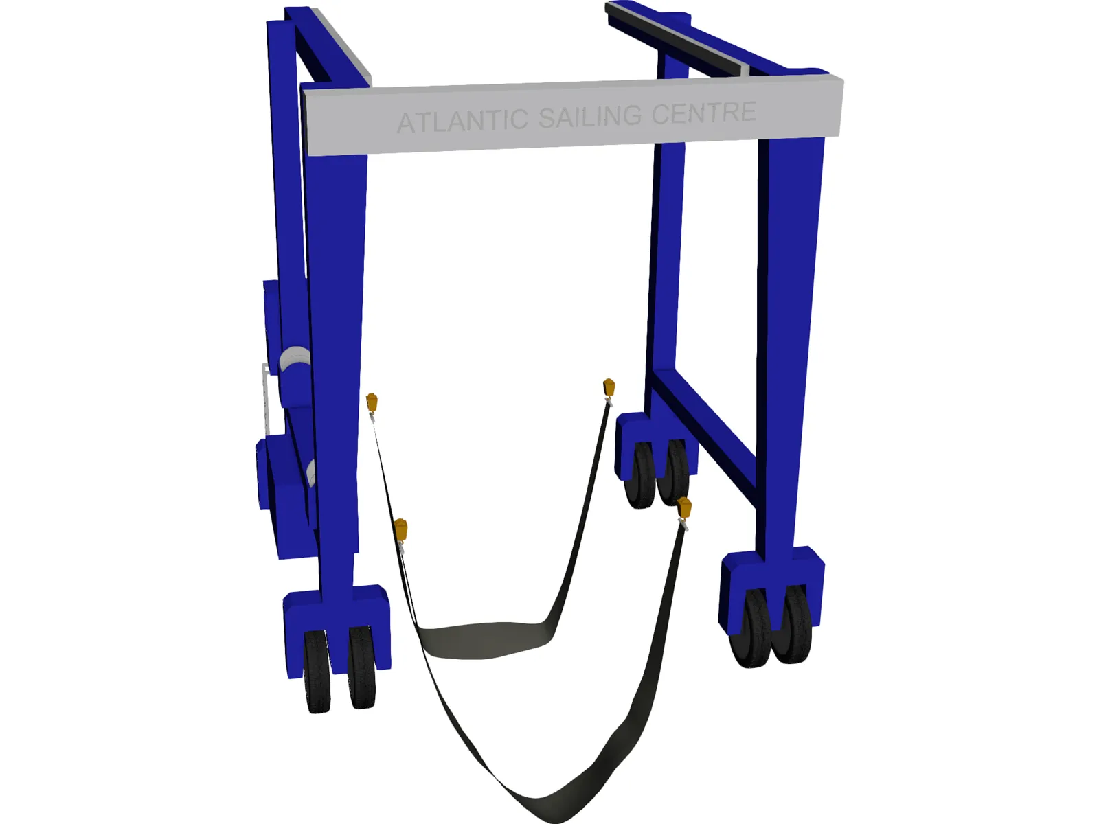 Boat Lift 3D Model main preview