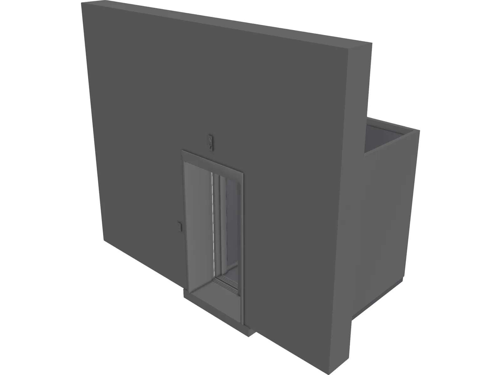 Elevator 3D Model main preview