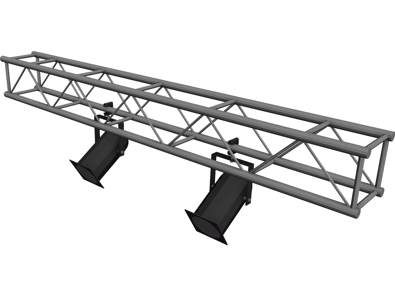 Stage Lights 3D Model main preview