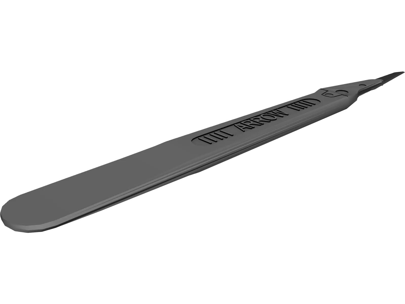 Scaple Arrow 3D Model main preview