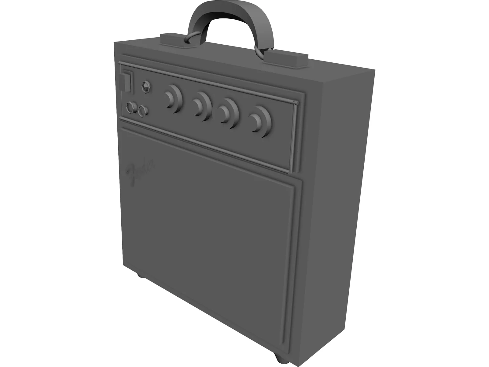 Amplifier 3D Model main preview