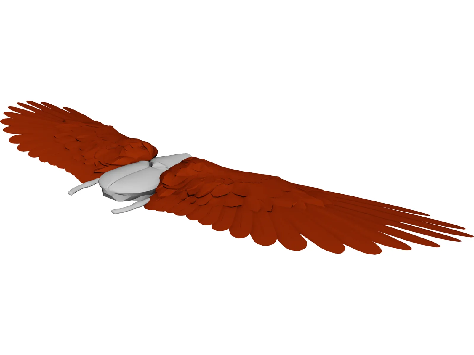 Egyptian Winged Scarab 3D Model main preview