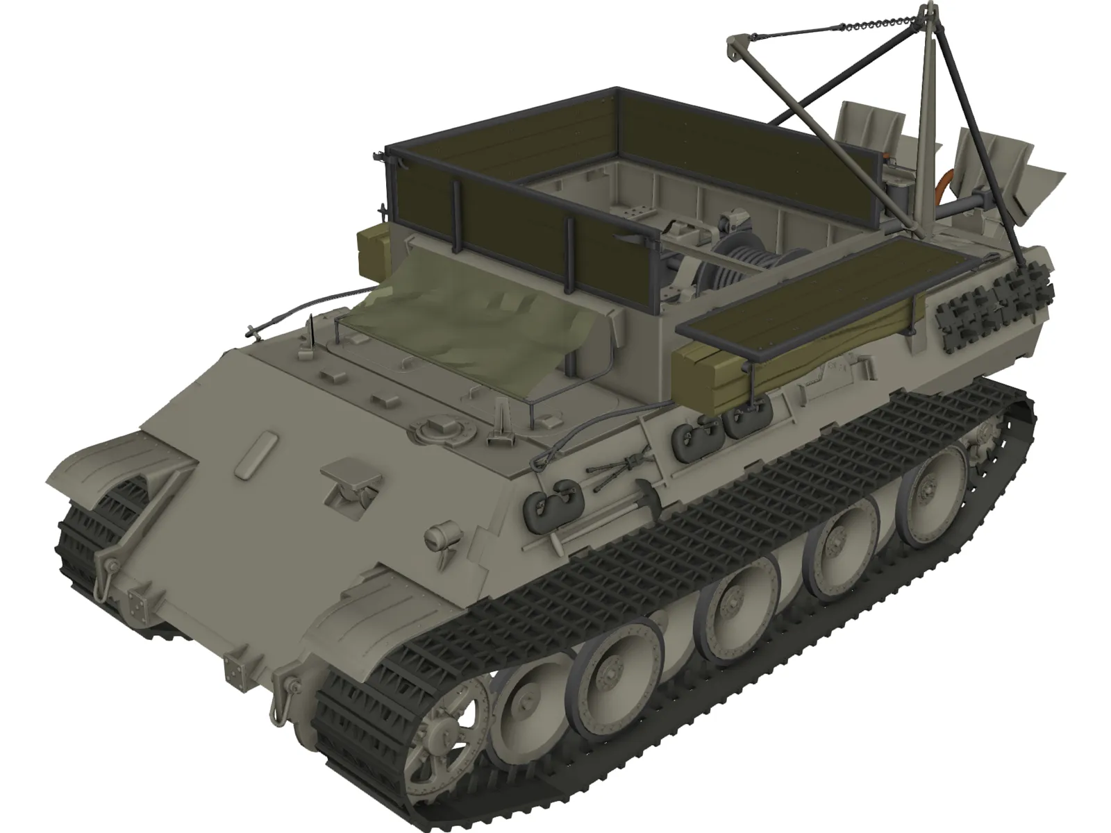 Bergerat 3D Model main preview