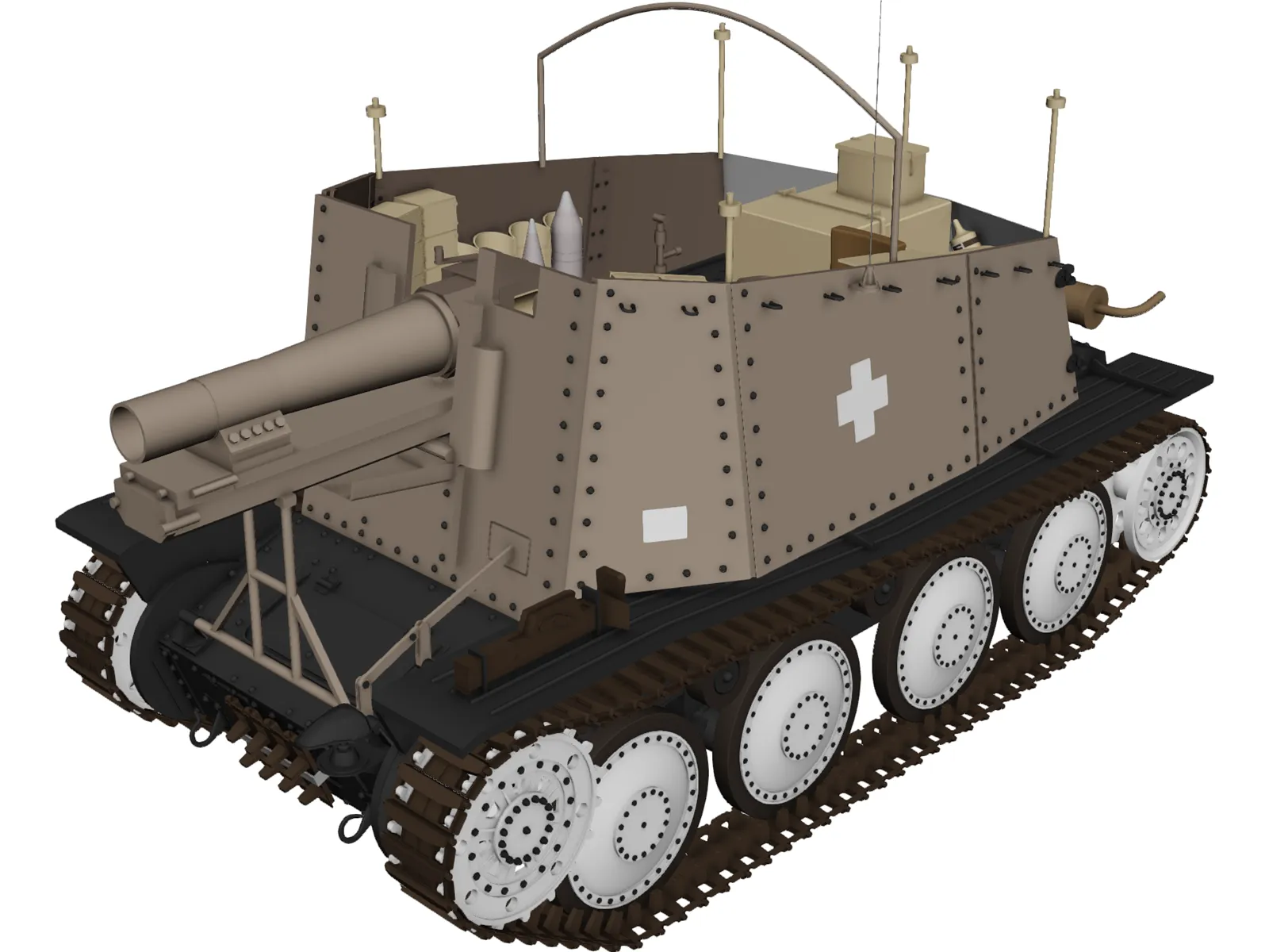 Grille 3D Model main preview