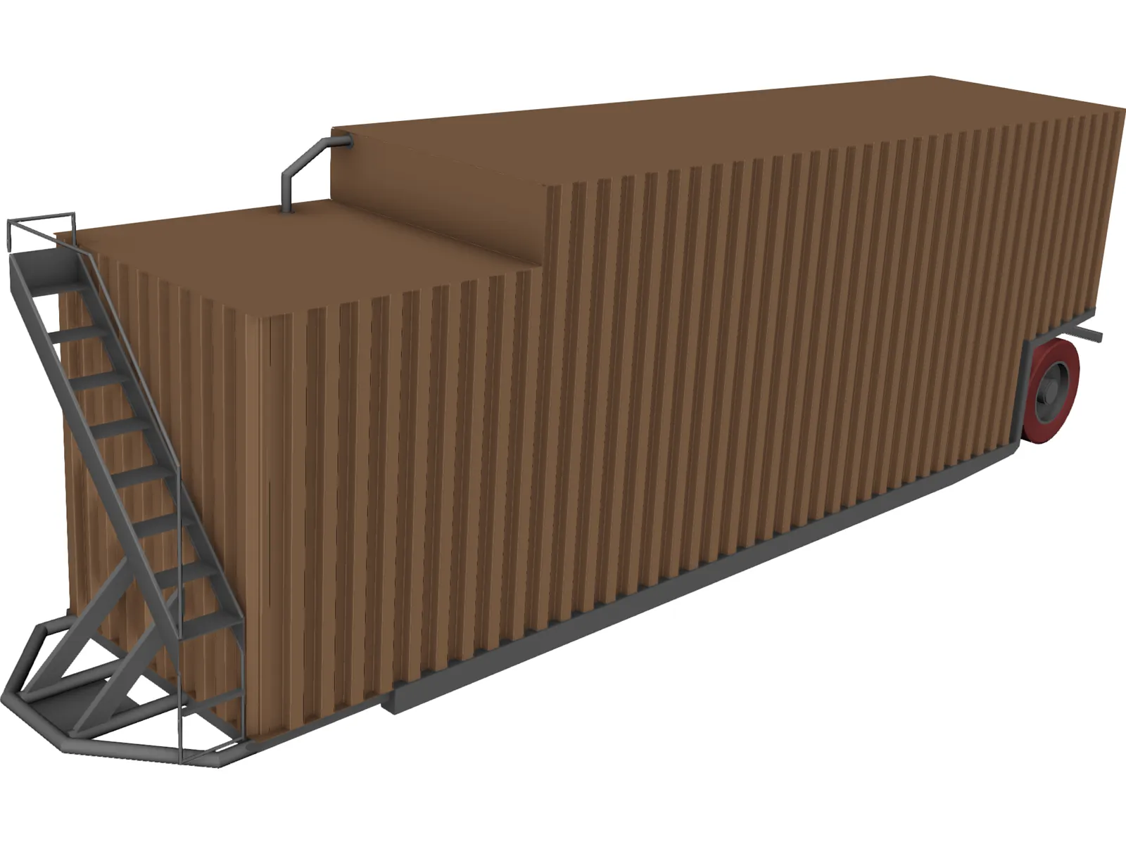 Frac Tank 3D Model main preview