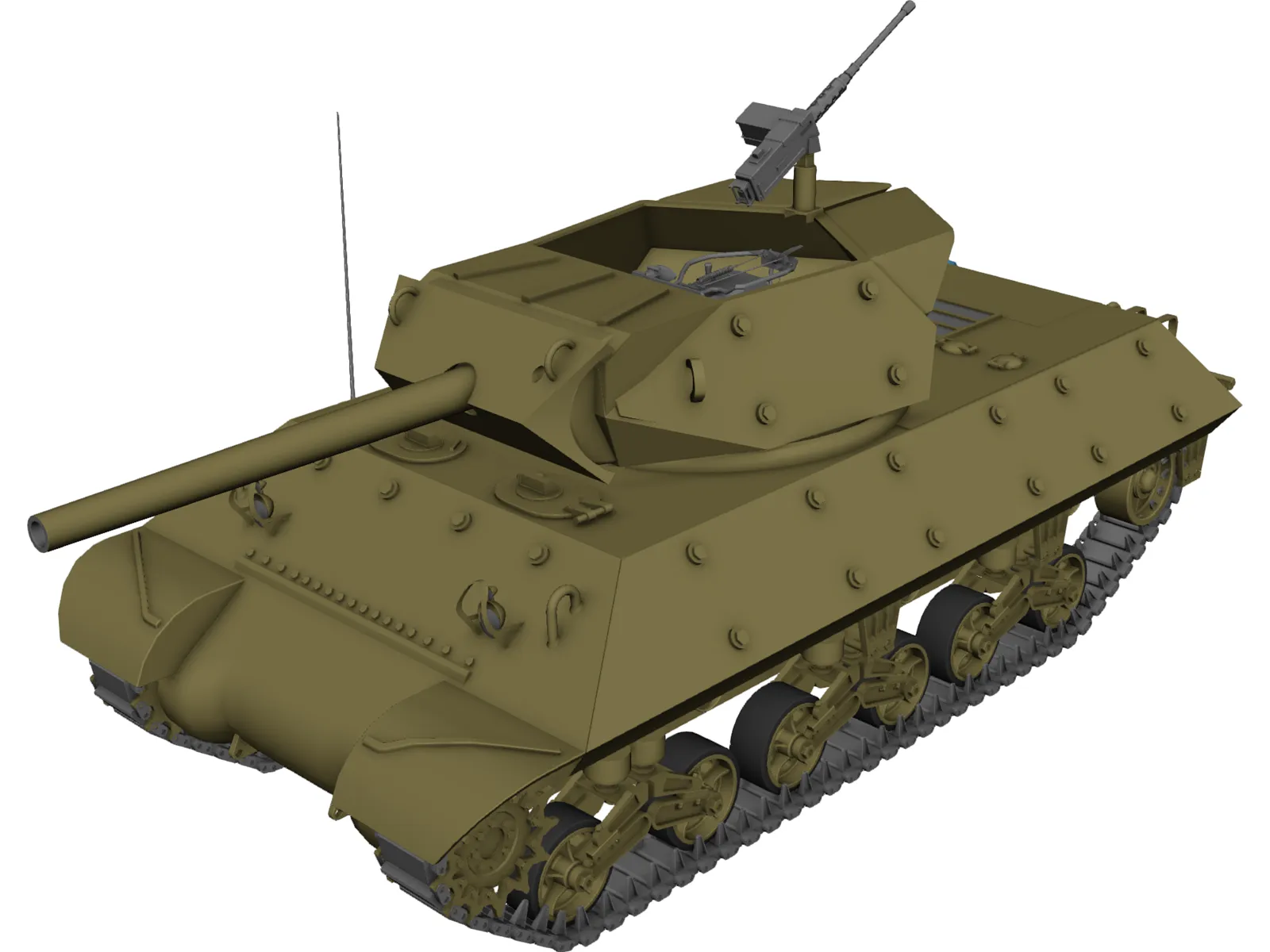 M-10 Wolverine 3D Model main preview
