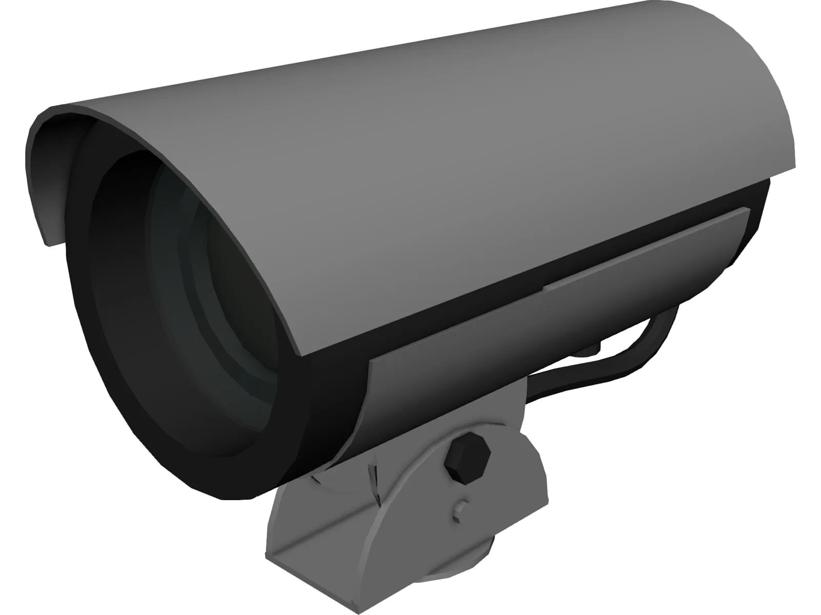 CCTV Camera 3D Model main preview