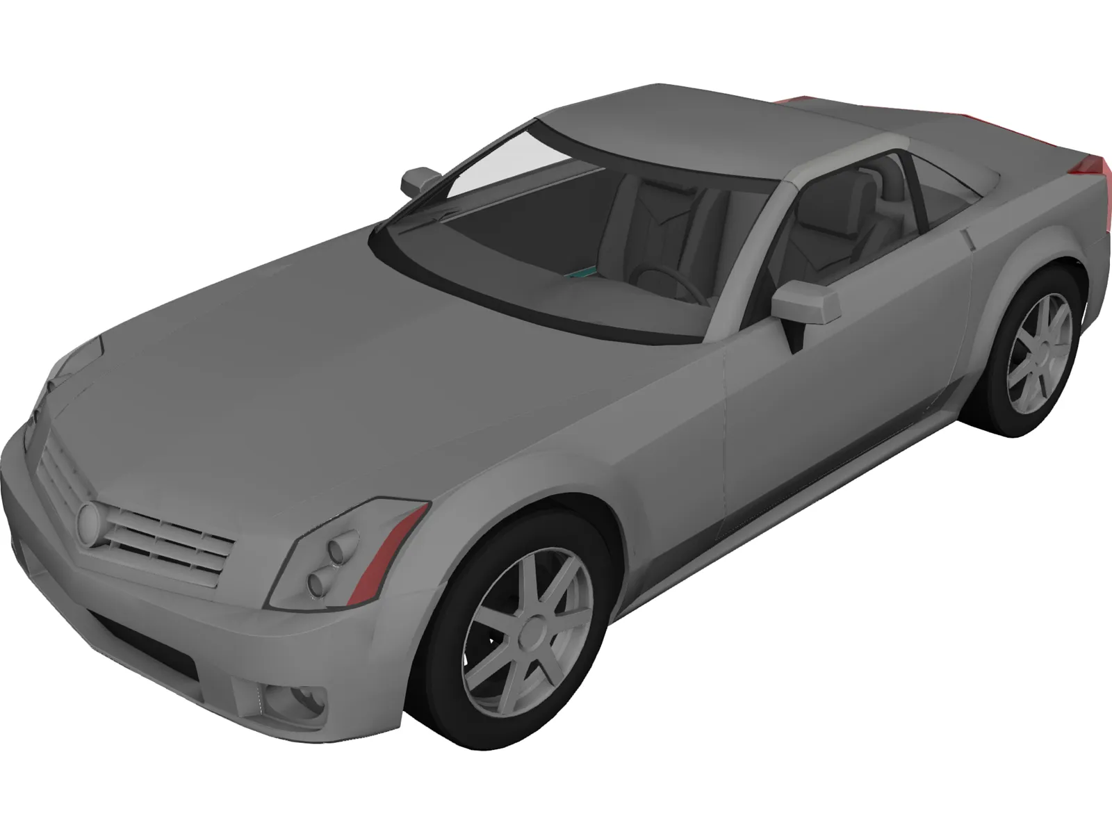 Cadillac XLR (2004) 3D Model main preview
