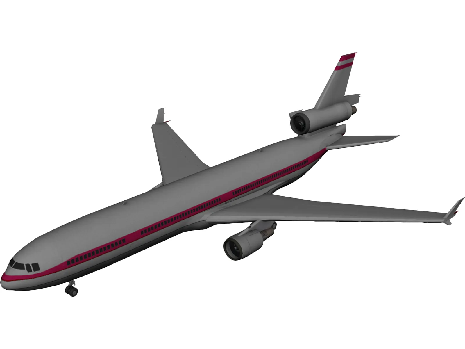 McDonnell Douglas MD-11 3D Model main preview
