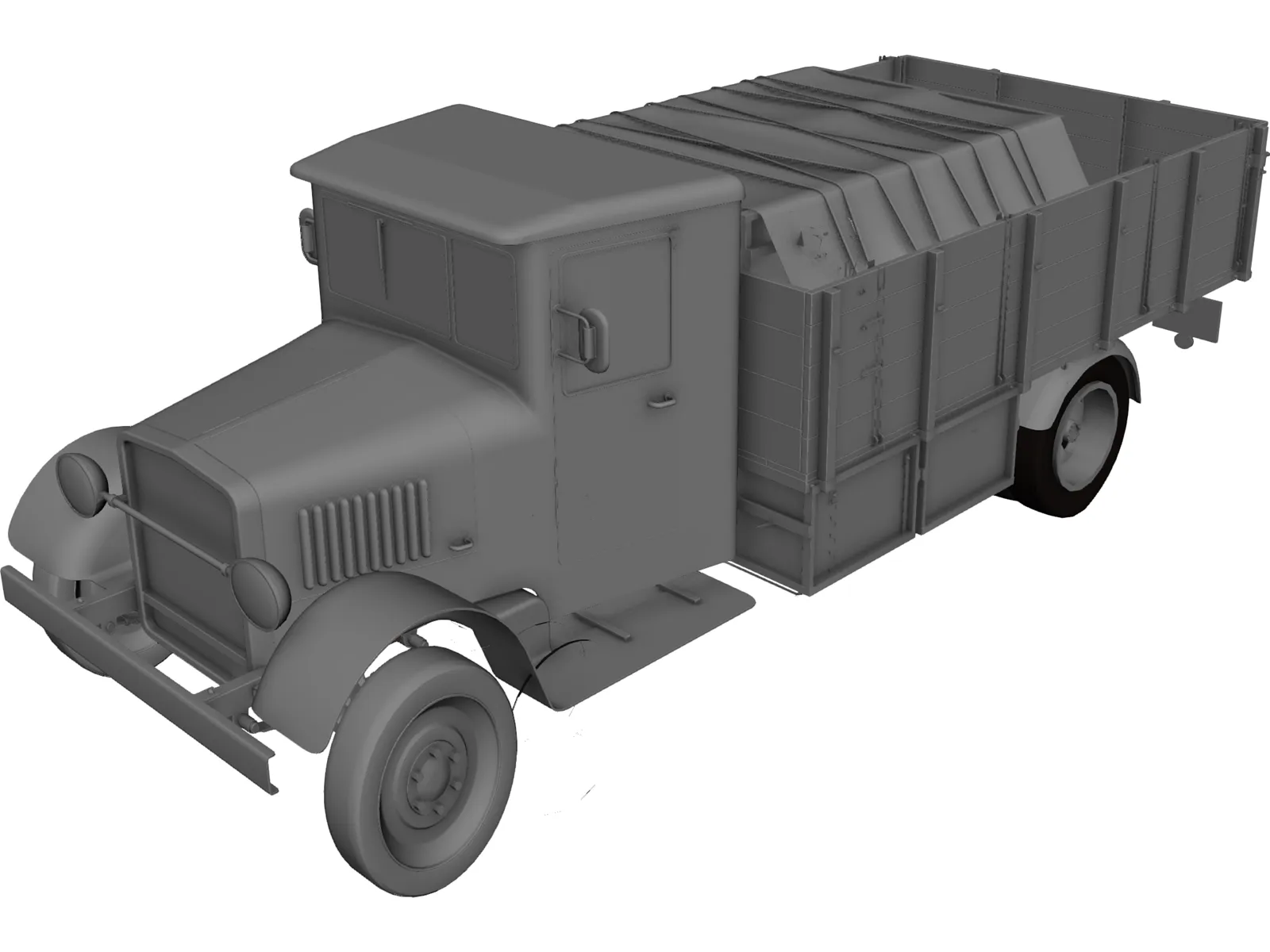 Lancia 3RO 3D Model main preview