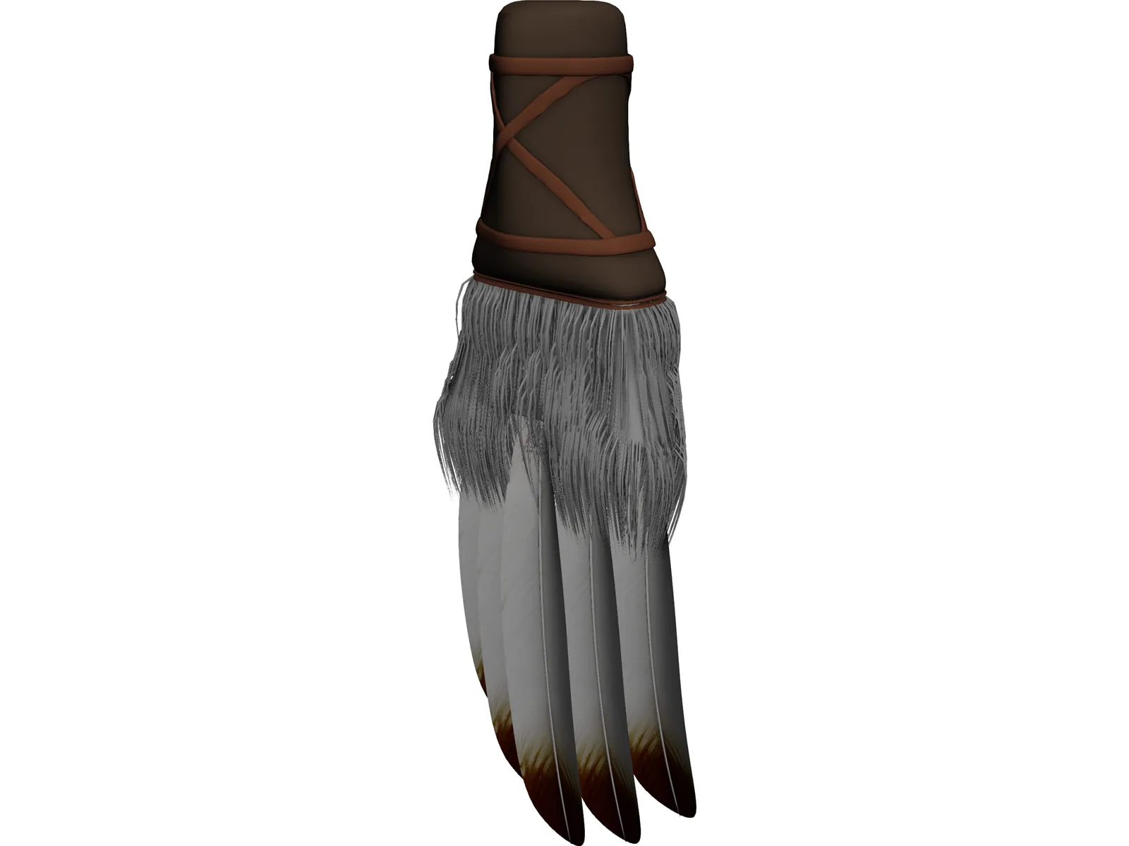 Native American Prayer Fan 3D Model main preview