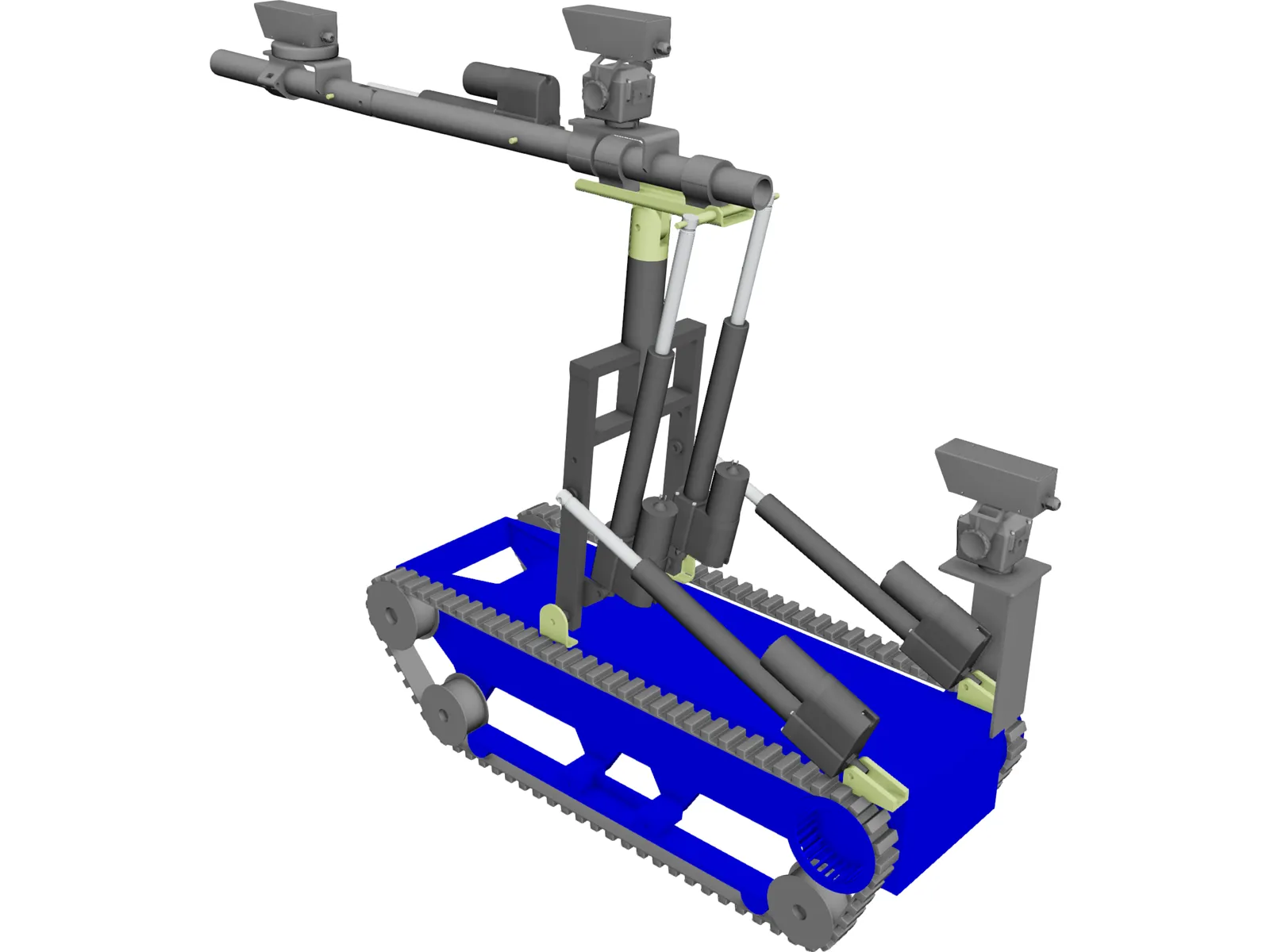 IEDD Wheelbarrow 3D Model main preview