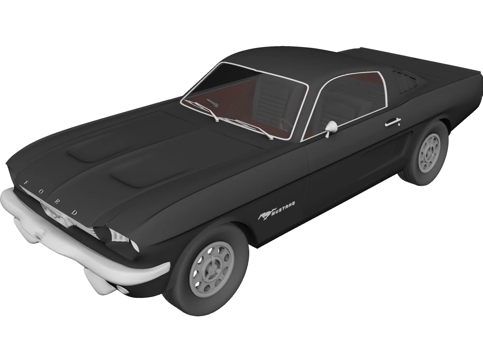 Ford Mustang (1963) 3D Model main preview
