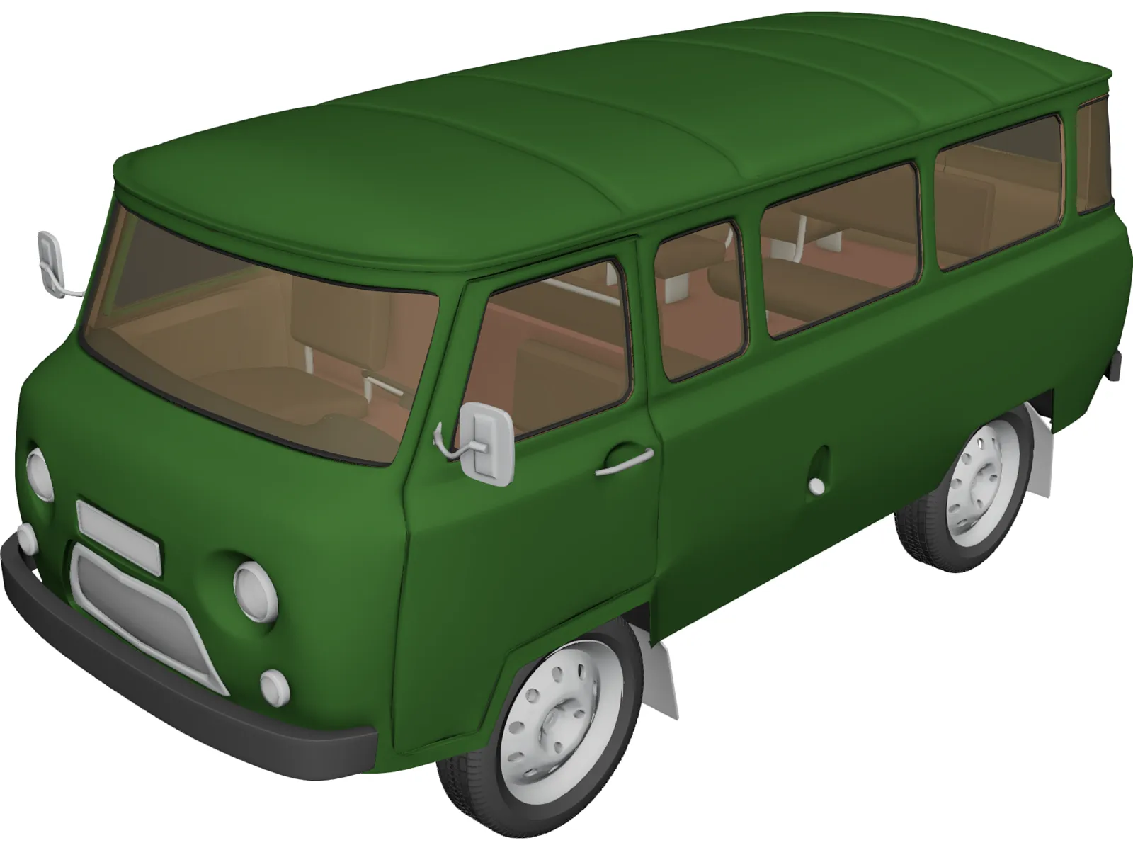 UAZ 3D Model main preview
