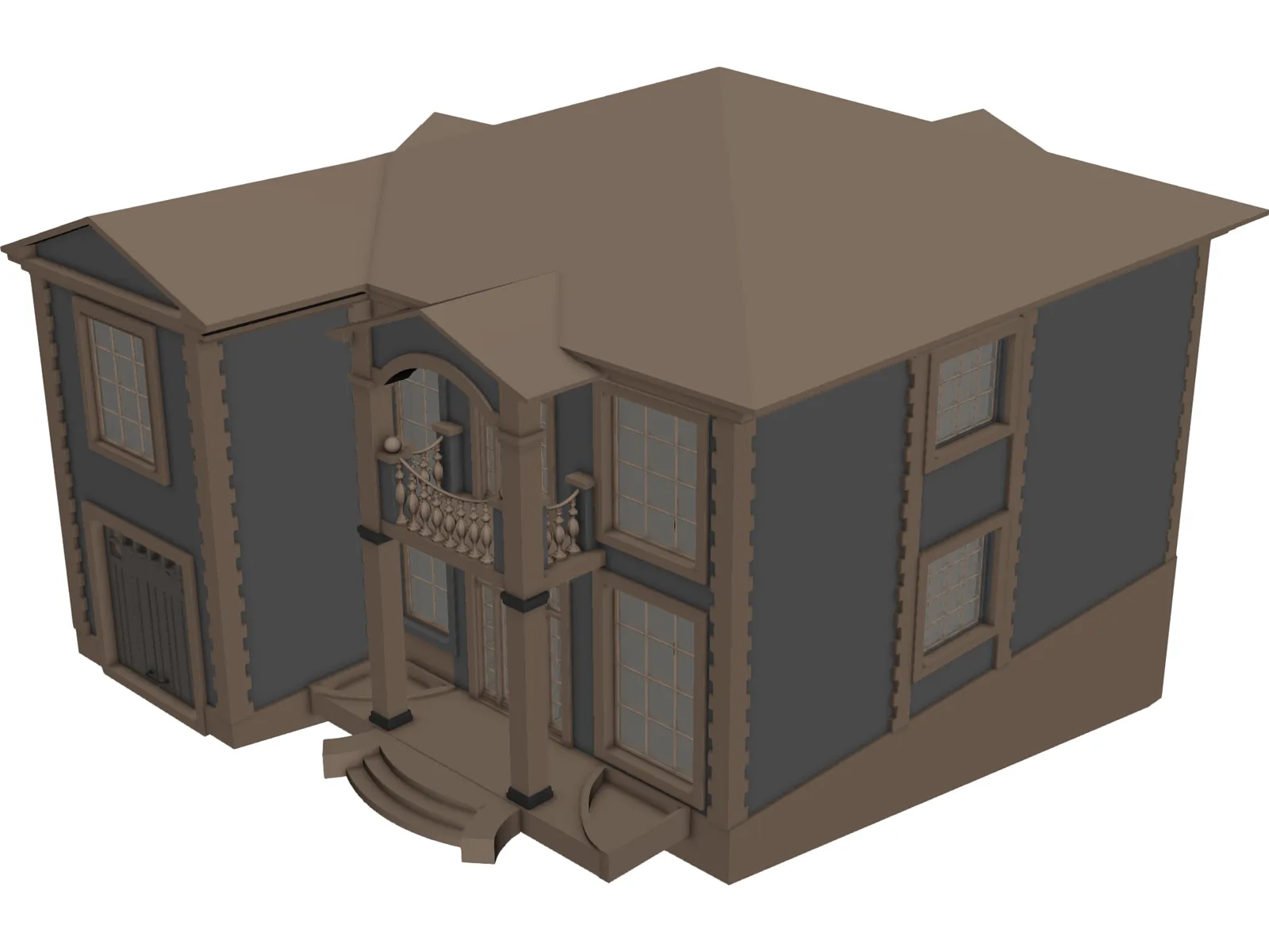 House 3D Model main preview