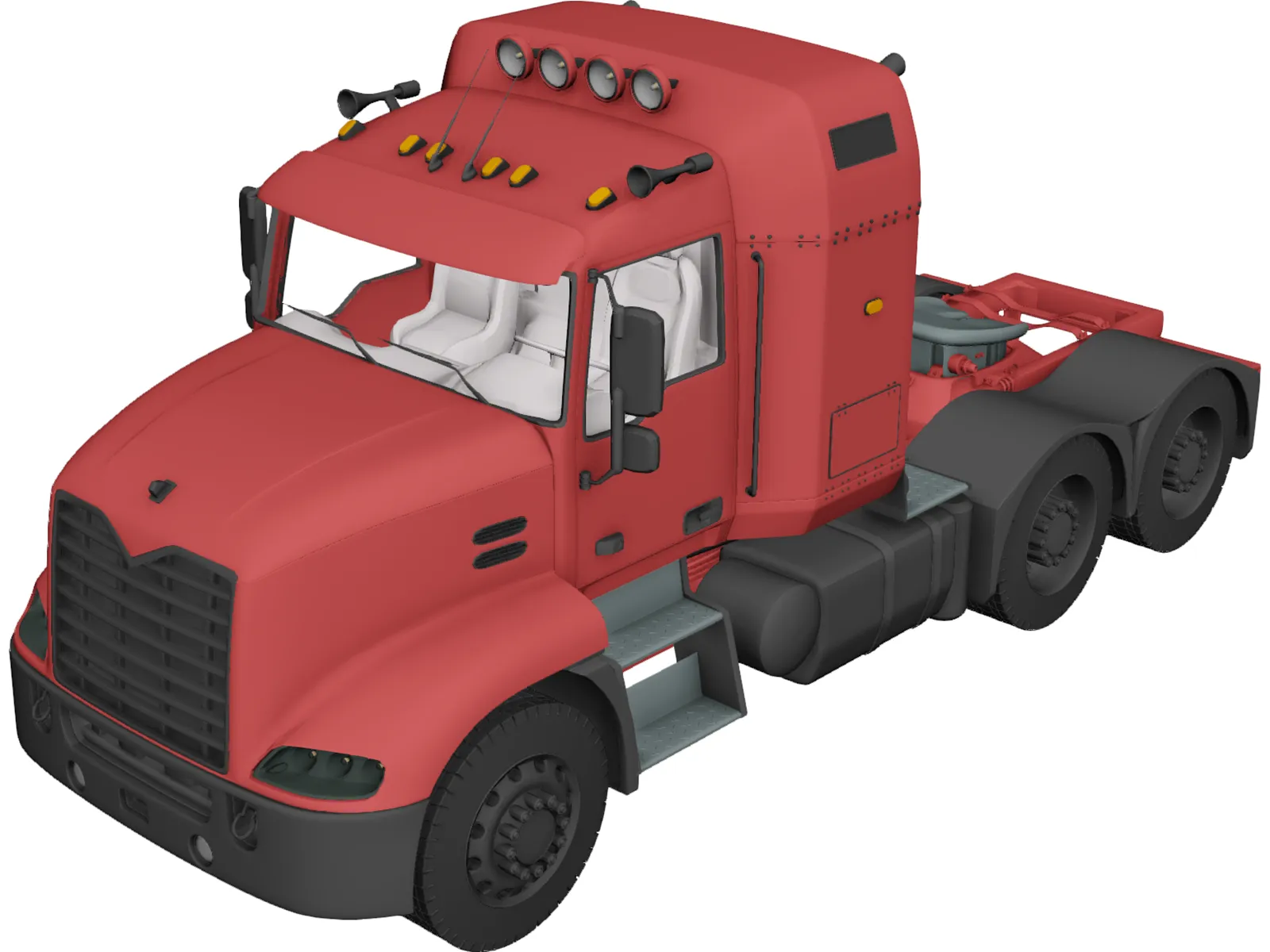 Mack Pinnacle 3D Model main preview