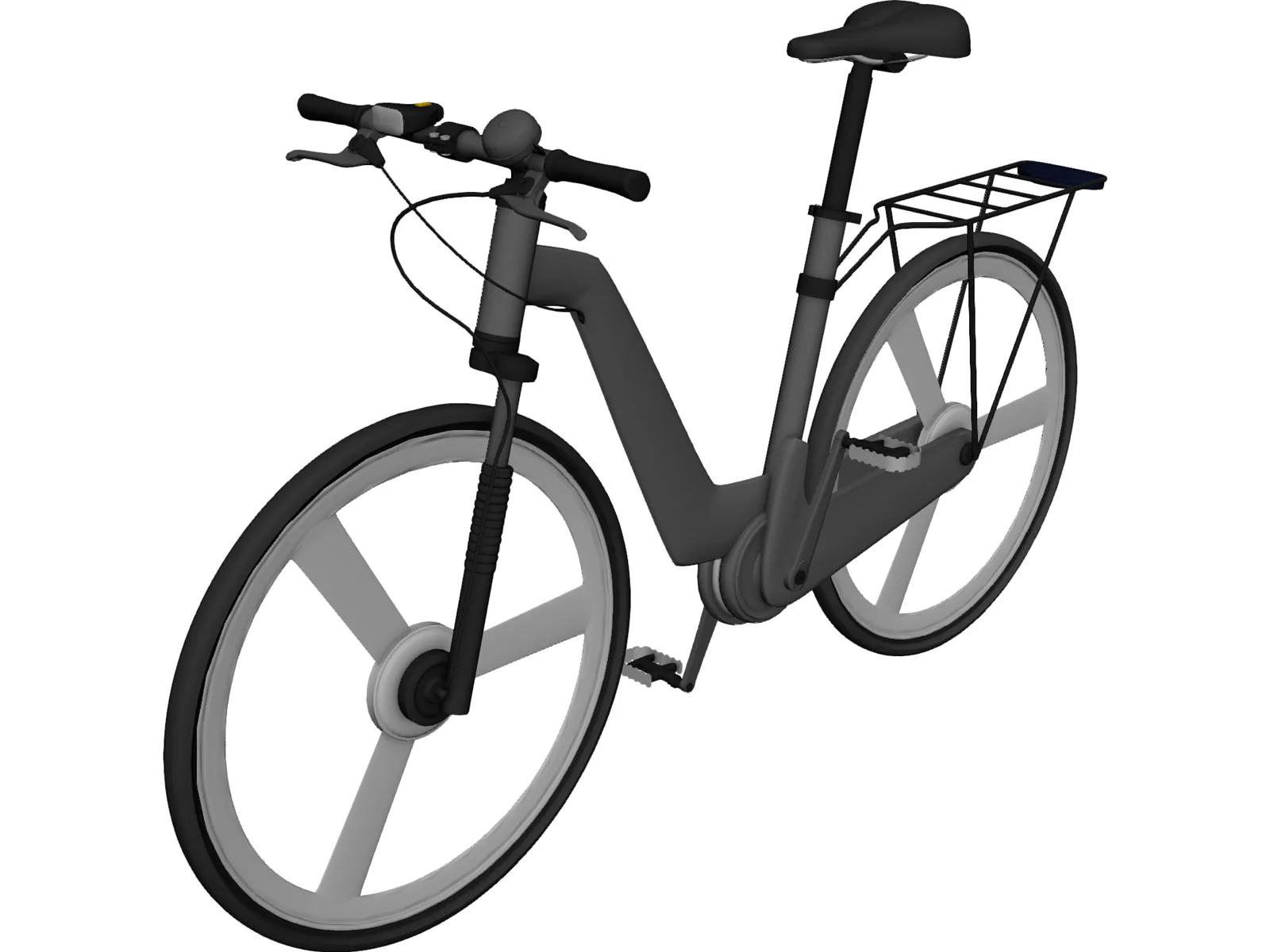 Bike Modern 3D Model main preview