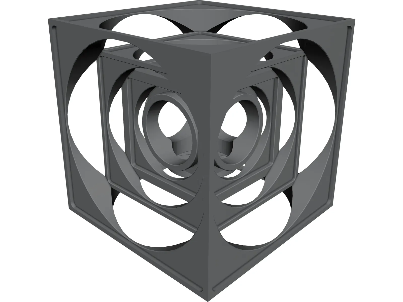 Turner Cube 3D Model main preview