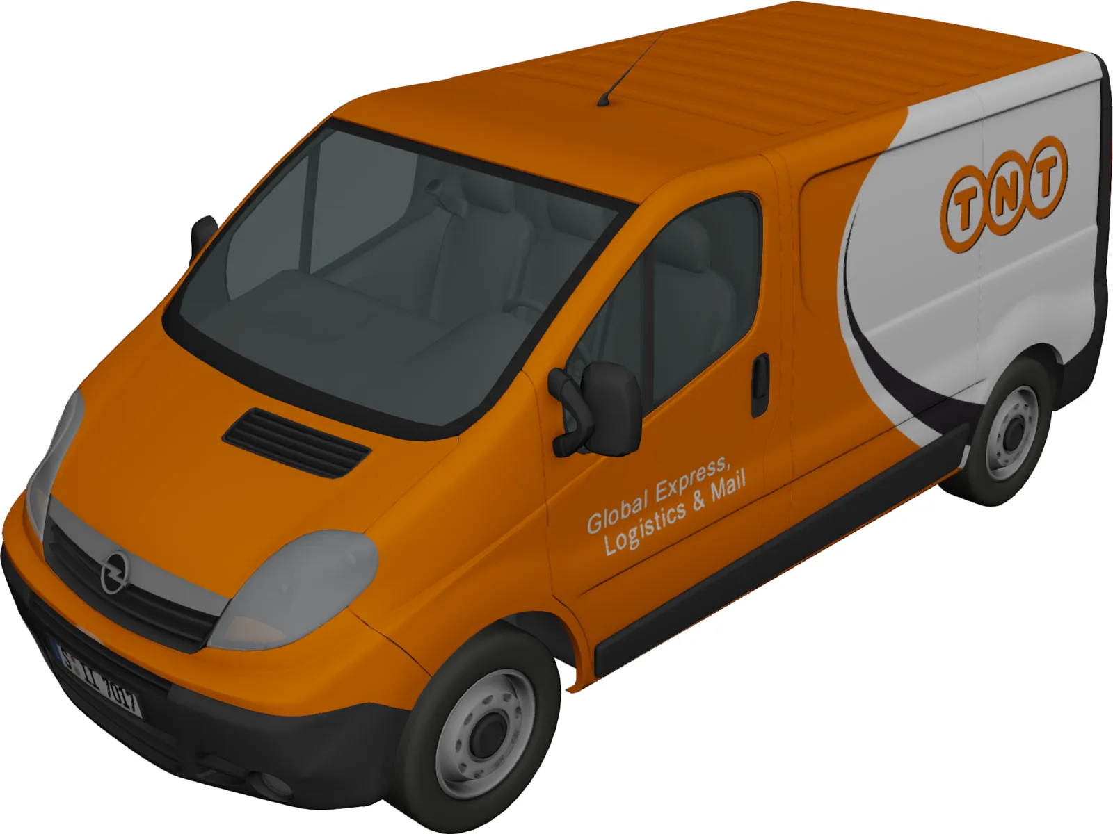 Opel Vivaro TNT 3D Model main preview