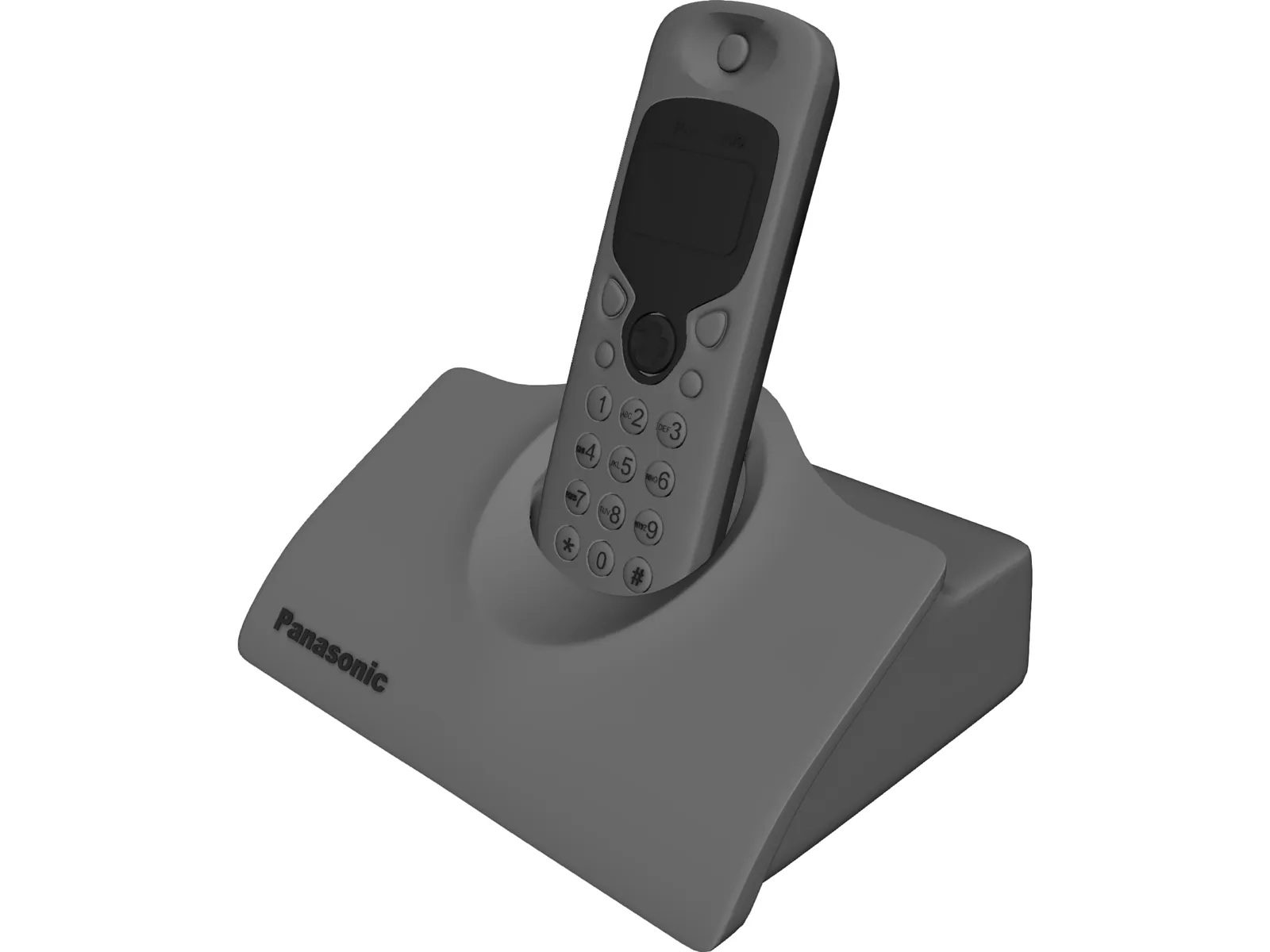 Panasonic Phone 3D Model main preview
