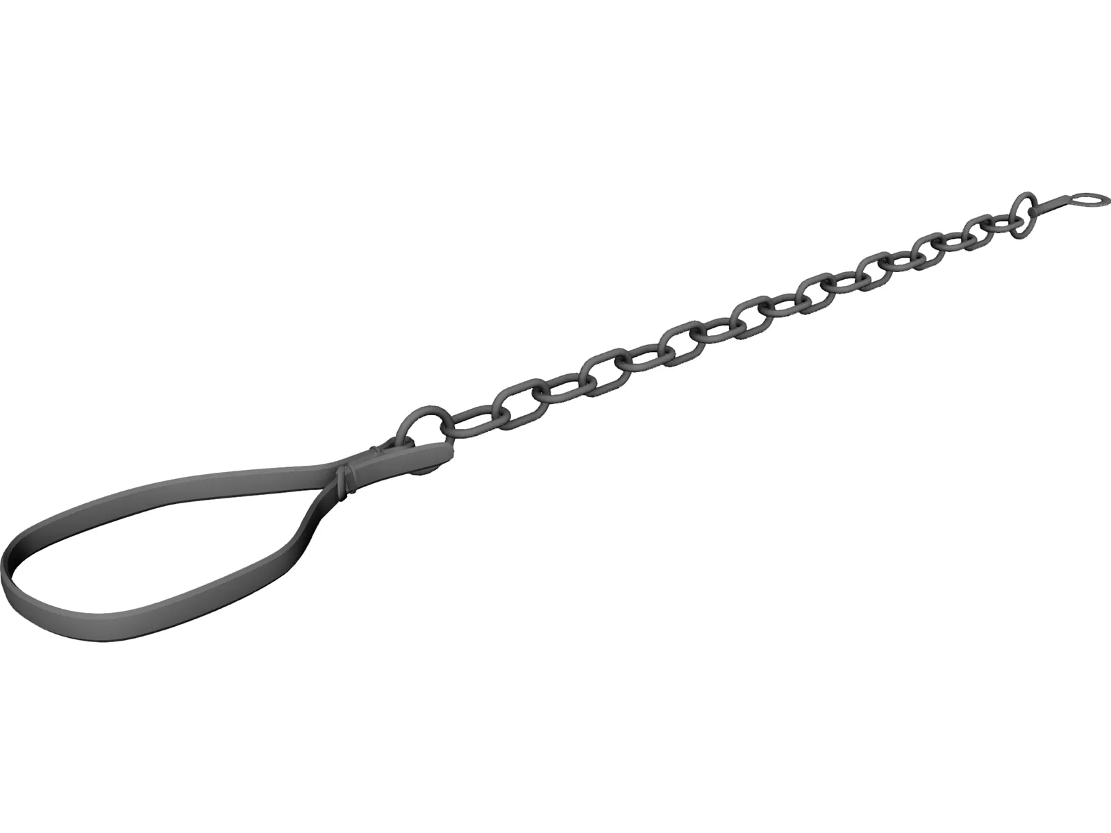 Dog Leash 3D Model main preview