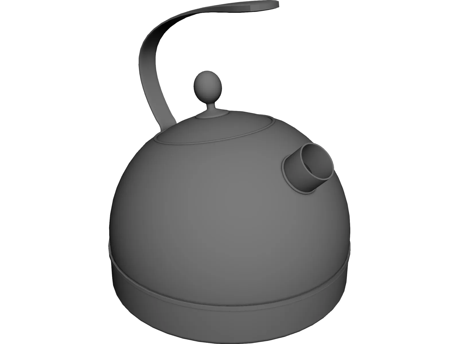Kettle 3D Model main preview
