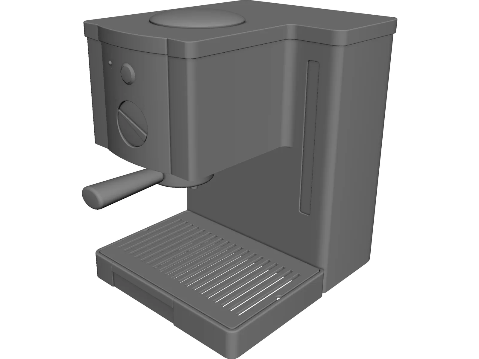 Coffee Machine 3D Model main preview