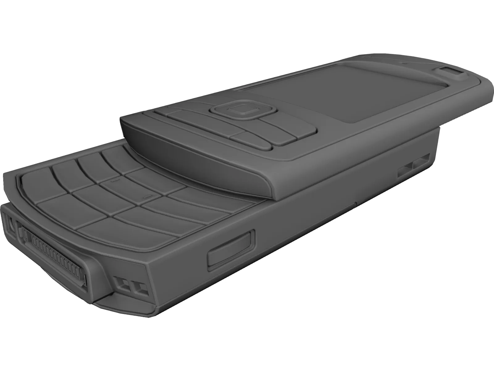 Nokia N-80 Mobile Phone 3D Model main preview