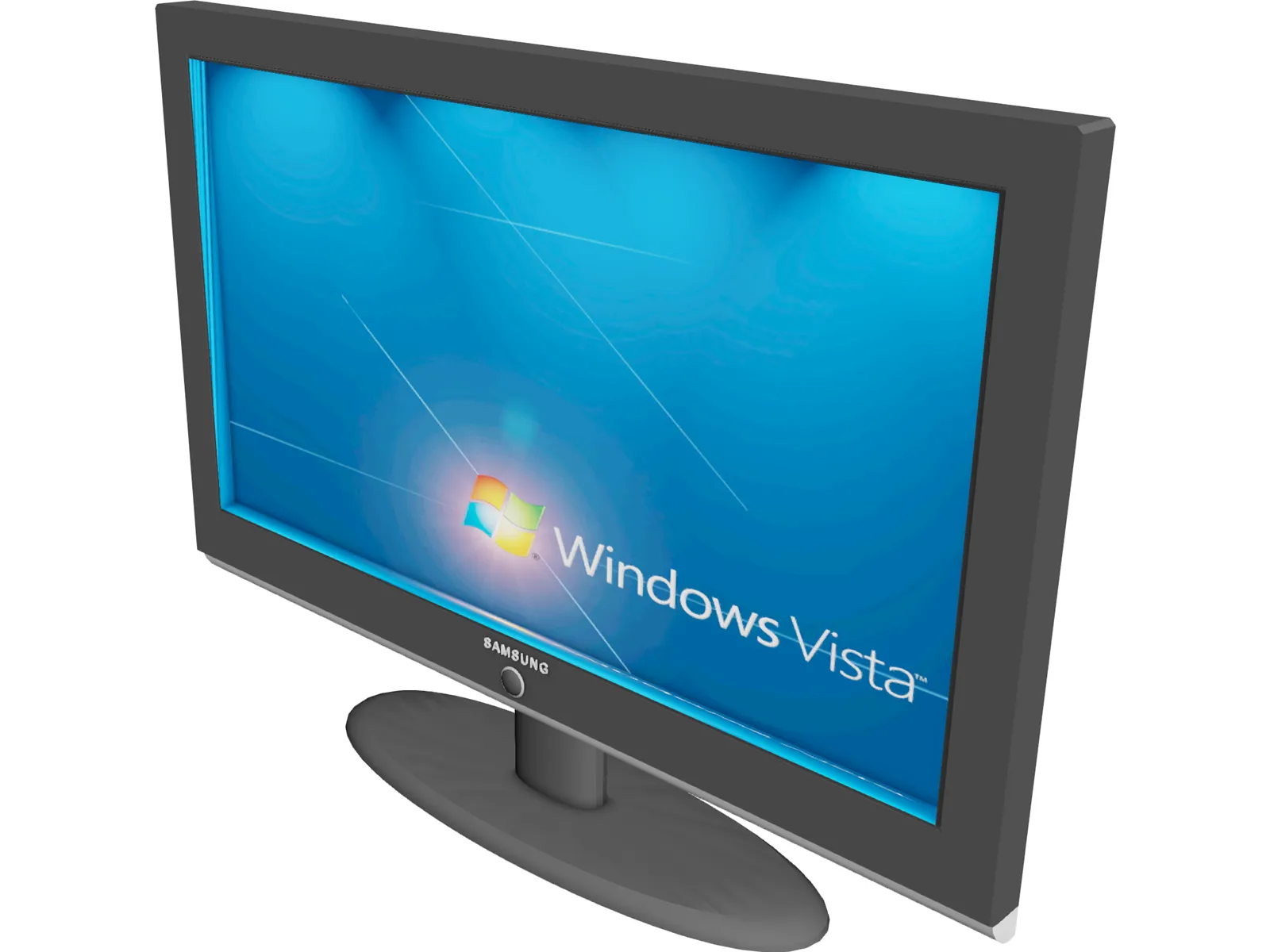 LCD TV Samsung 3D Model main preview